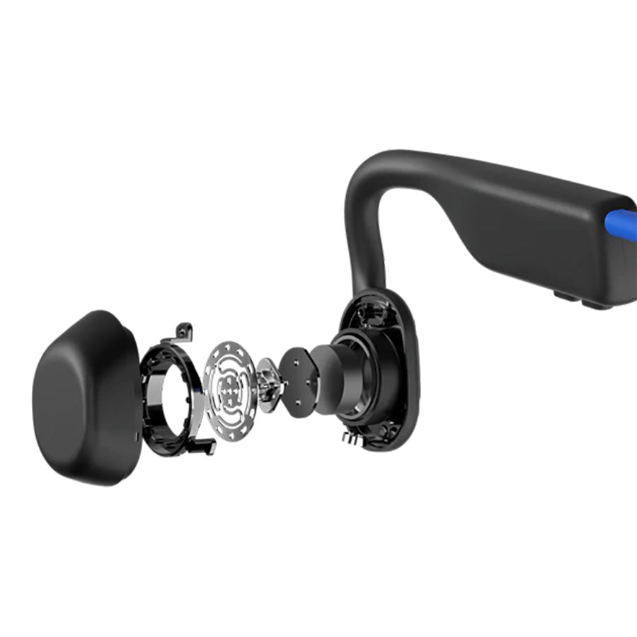 OpenMove Wireless Bone Conduction Headphones - Bluetooth 5.0, IP55 Waterproof, 6H Playtime - Perfect for Running, Cycling & Outdoor Sports