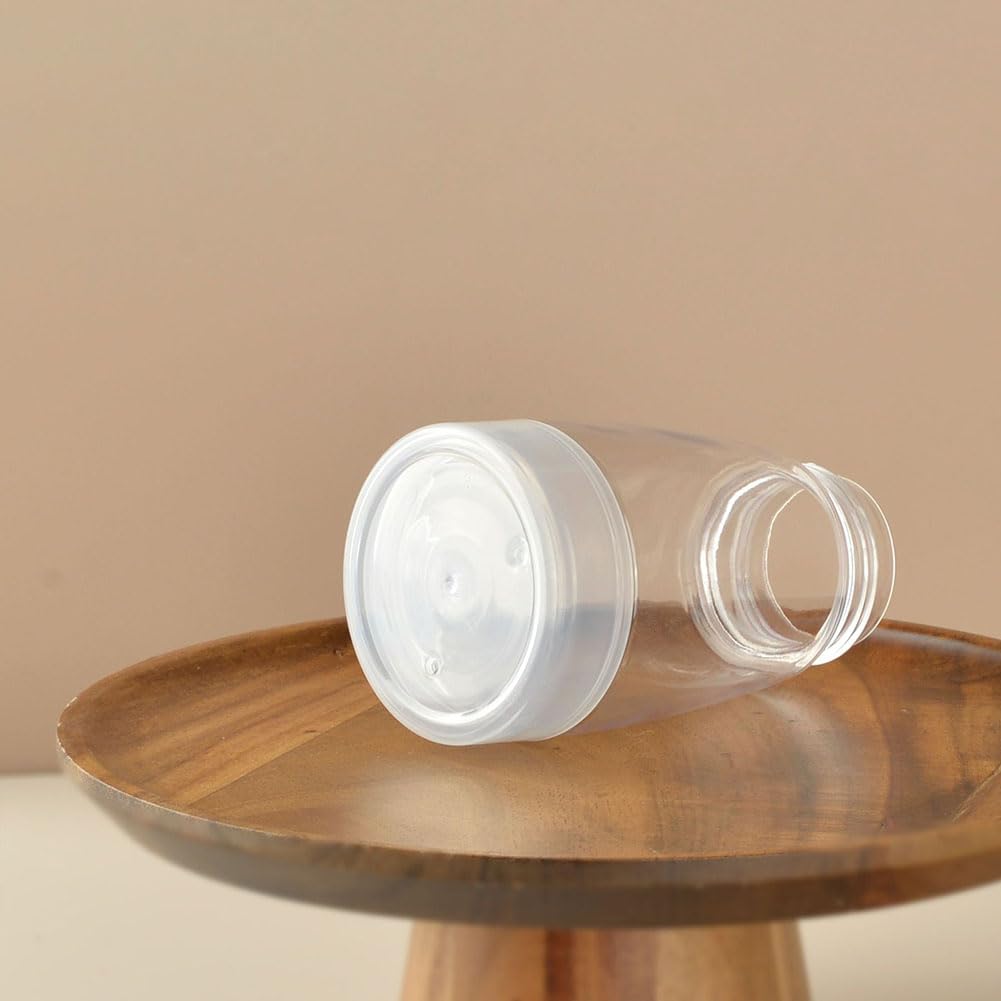 180ml Clear Plastic Powder Spray Bottle - Refillable Empty Powder Spray Container for Hair Fibers & Dry Shampoo | Large Loose Powder Applicator for Salon, Travel & Home Use
