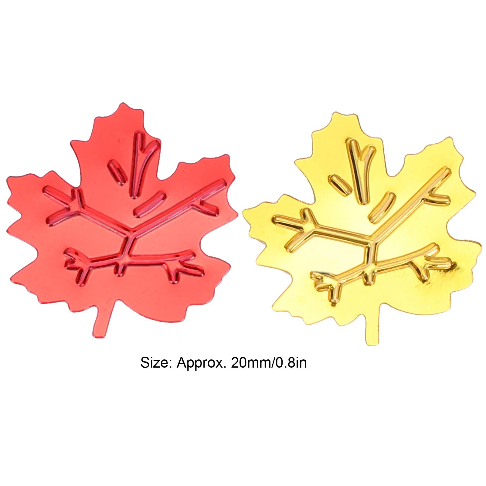 100g 0.8in Maple Leaf Confetti - Autumn Party Glitter Sequin Table Decorations for Thanksgiving, Wedding, Baby Shower - Perfect for Fall Celebrations, Table Scatters, and Seasonal Home Decor
