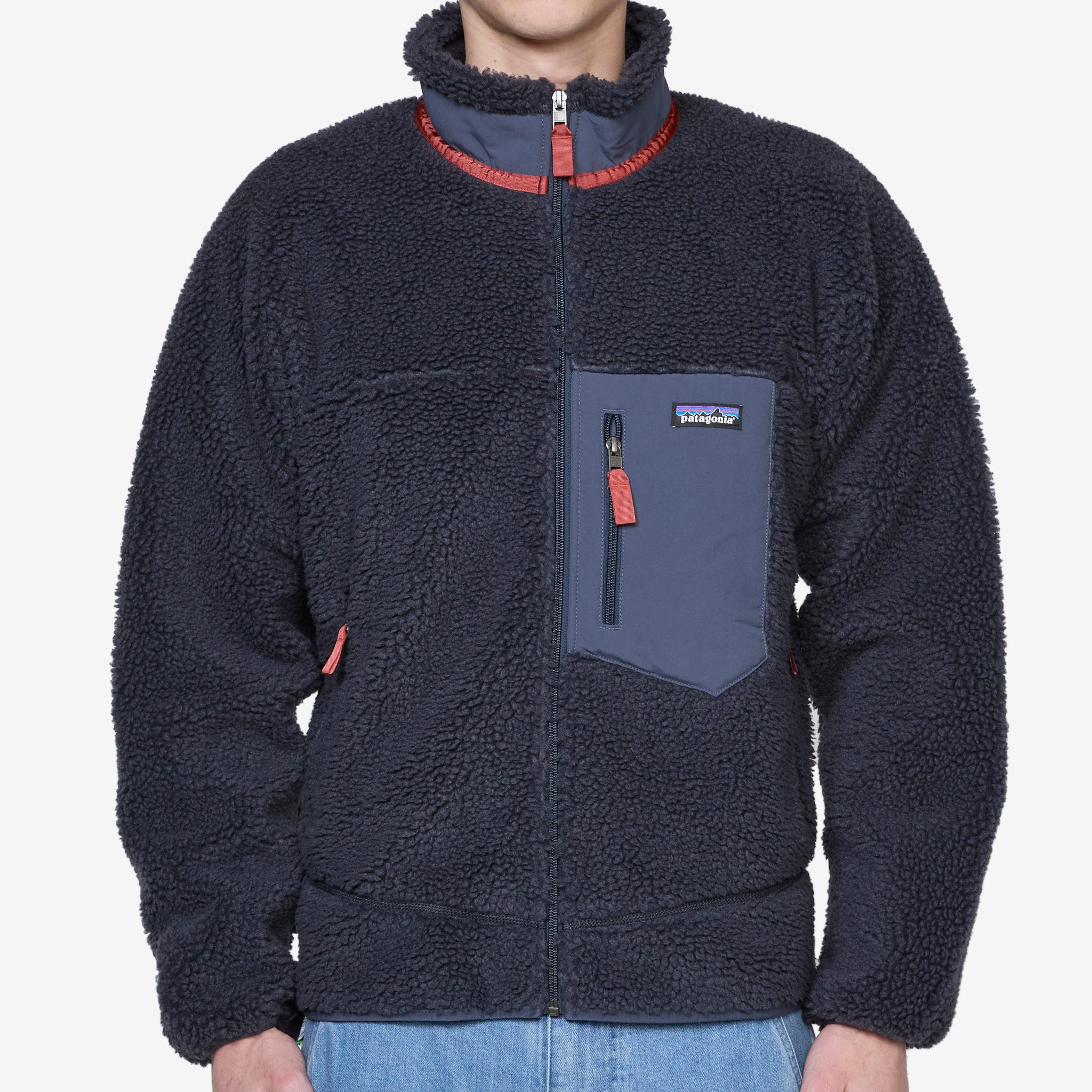 Classic Retro X Jacket in Smolder Blue - Vintage Style Men's Outerwear for Casual Wear & Outdoor Adventures