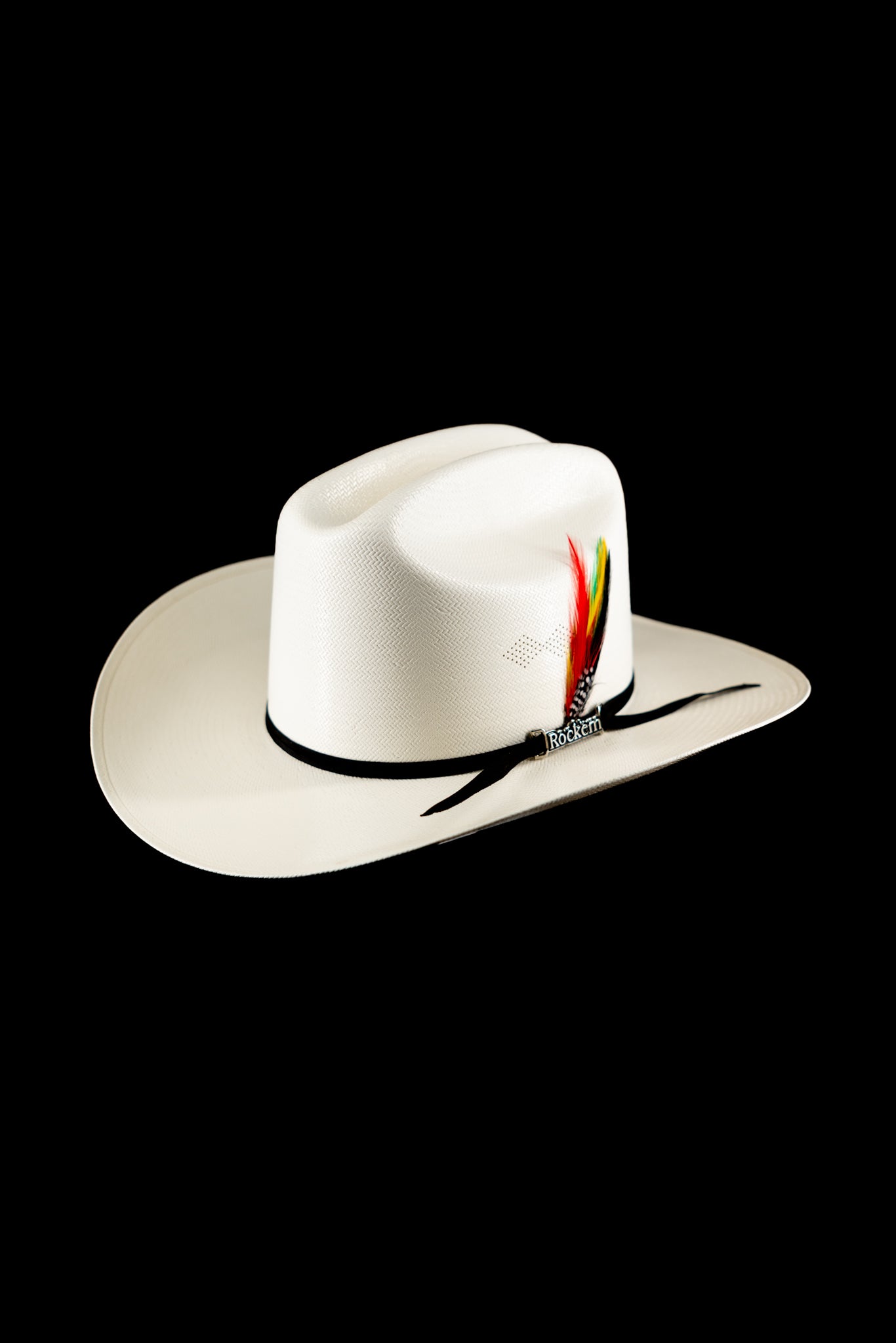 Rock'em 500X Fantasma Sinaloa Straw Hat for Men - Wide Brim Sun Hat with UPF 50+ Protection - Perfect for Beach, Fishing, and Outdoor Adventures