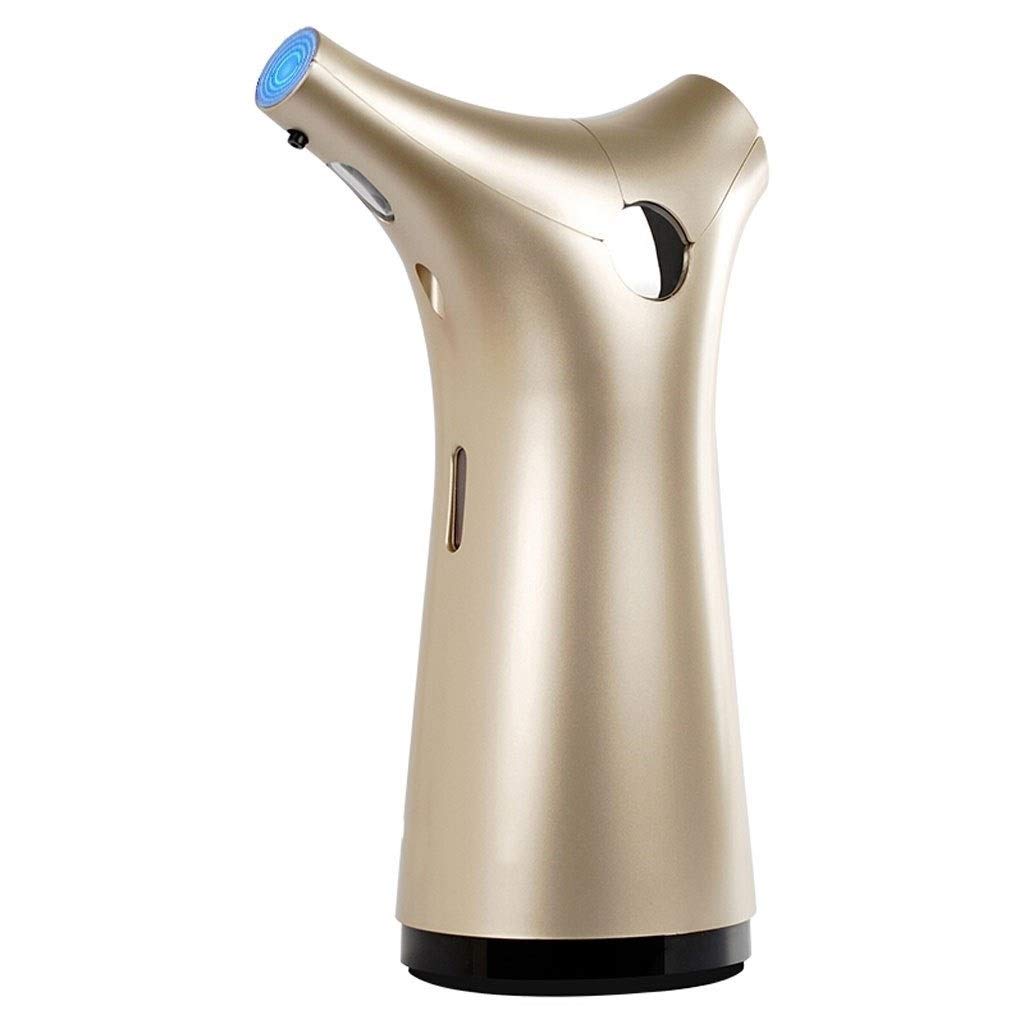 Automatic Soap Dispenser for Kitchen & Bathroom - Touchless Hand Soap and Lotion Dispenser, No Punching Installation, Gold Finish - Perfect for Home, Office, and Restaurant Hygiene Stations