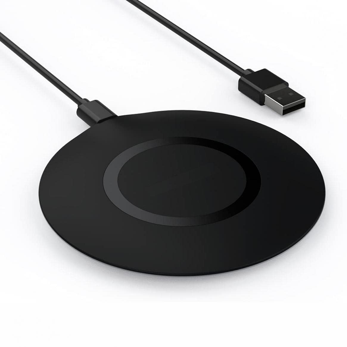 15W Fast Wireless Charging Pad - Slim Qi-Certified Charger Compatible with LG V60 ThinQ 5G, Velvet & Wing - Perfect for Home, Office & Car Use