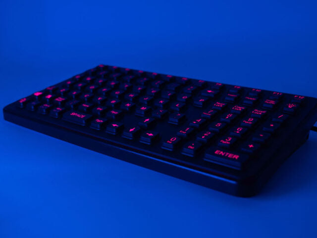 iKey Small Footprint Mobile Keyboard - Compact USB Keyboard for Office, Home & Travel - Perfect for Laptops, Desktops & Workspaces