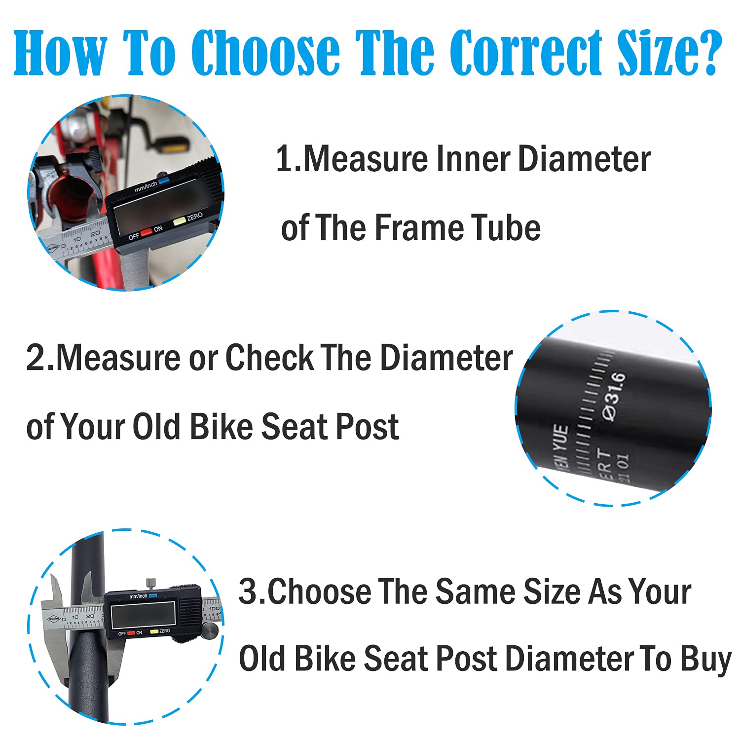 Premium Aluminum Alloy Bike Seat Post 350mm - 25.4/27.2/28.6/30.4/31.6mm Sizes - Universal Fit for BMX, Road & Mountain Bikes - Durable Black Cycling Seatpost for Commuting, Trail Riding & Urban Cycling