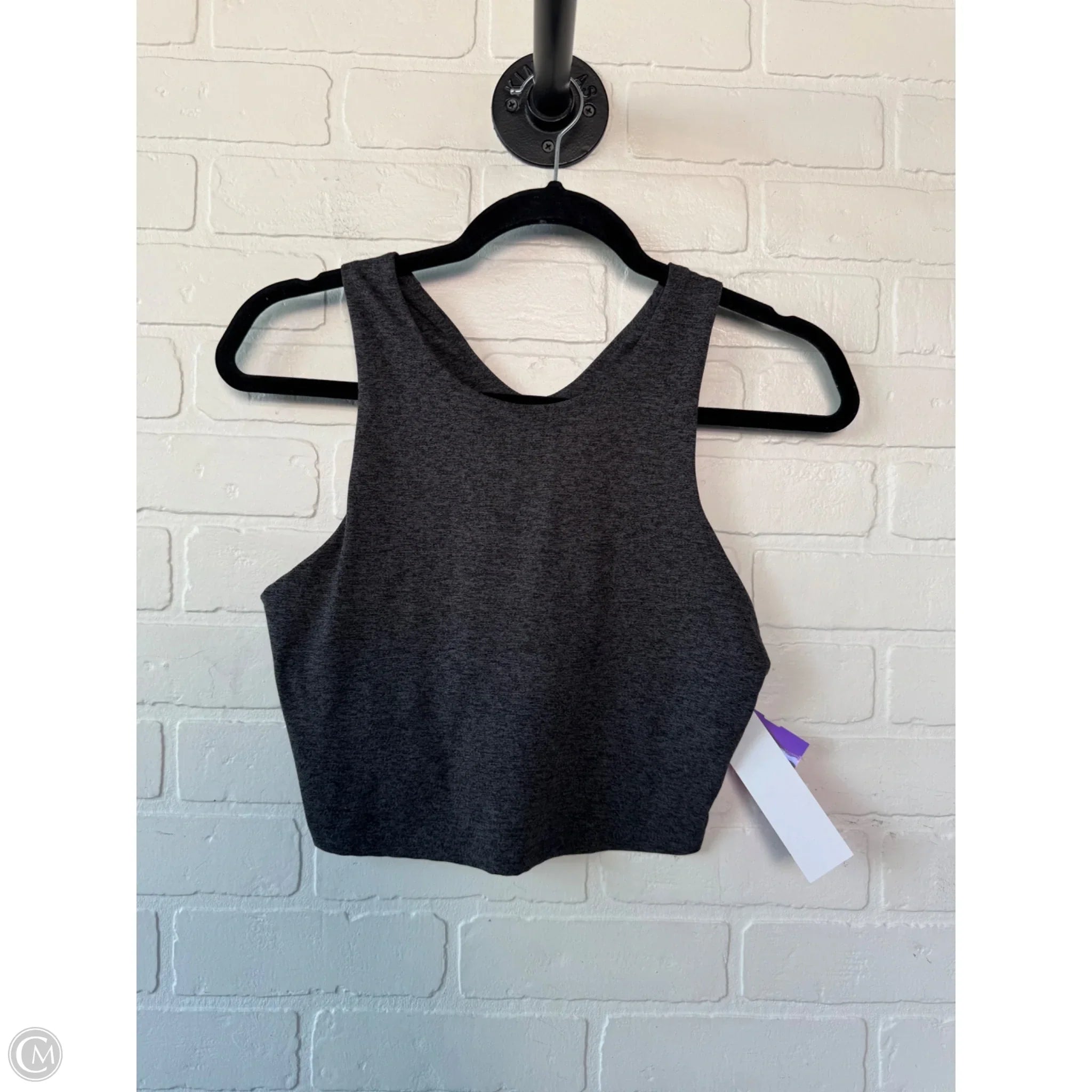 Kyodan Grey Athletic Bra - Medium Size | High Support Workout Sports Bra for Running, Yoga & Gym