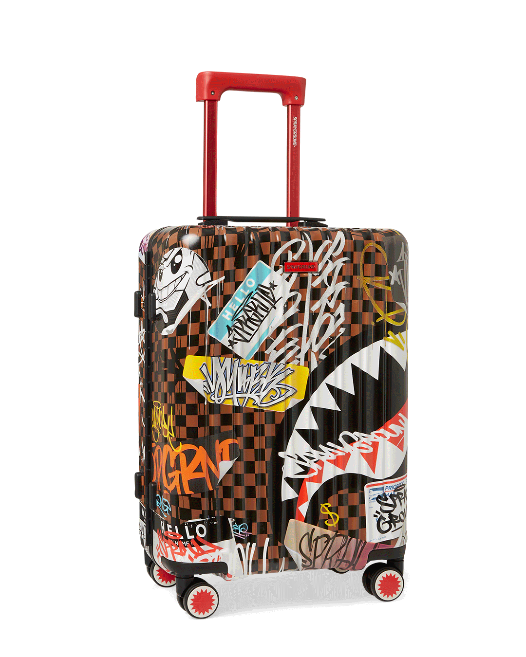 Sharks in Paris The Rizz Sharknautics Hardshell Carry On Luggage - Durable Spinner Suitcase for Travel, Business Trips & Weekend Getaways
