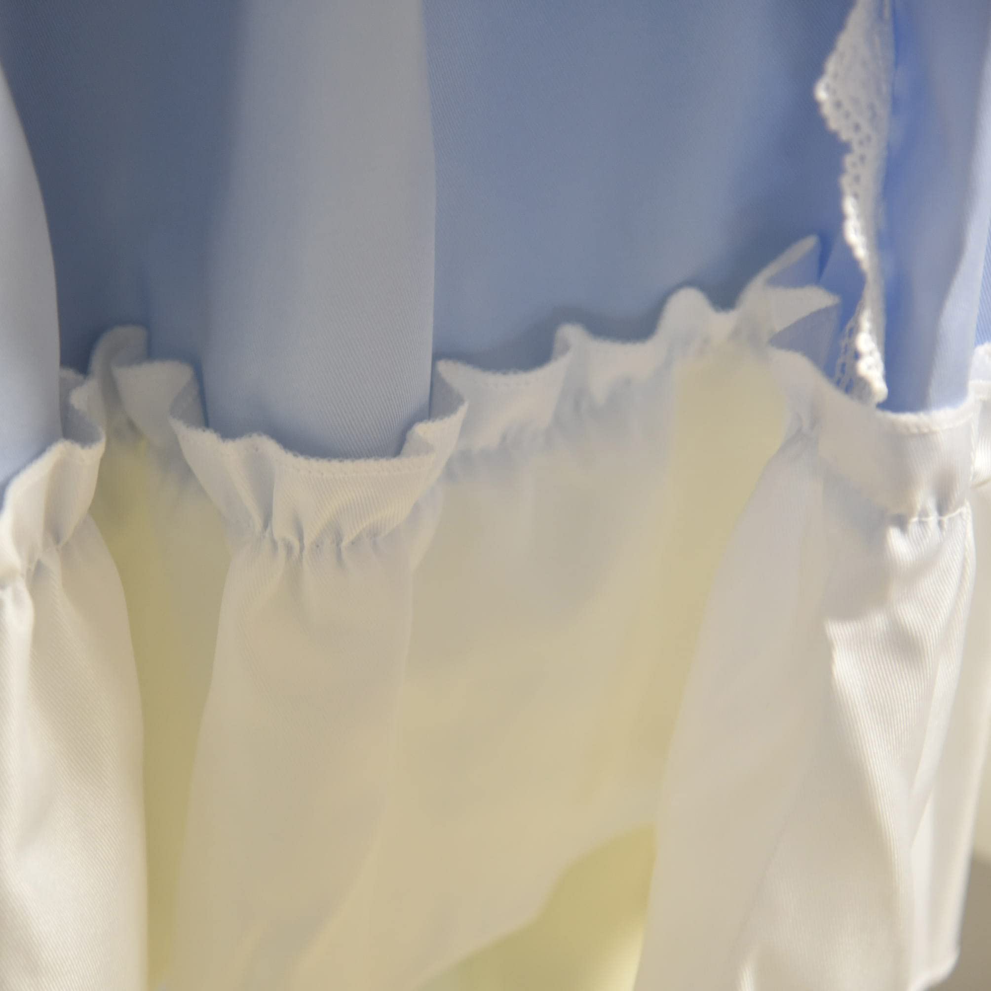 Lolita Princess Dress for Girls - Kawaii Long Sleeve Chiffon Skirt Cute Party Dress in Sky Blue | Perfect for Cosplay, Tea Parties & Special Occasions