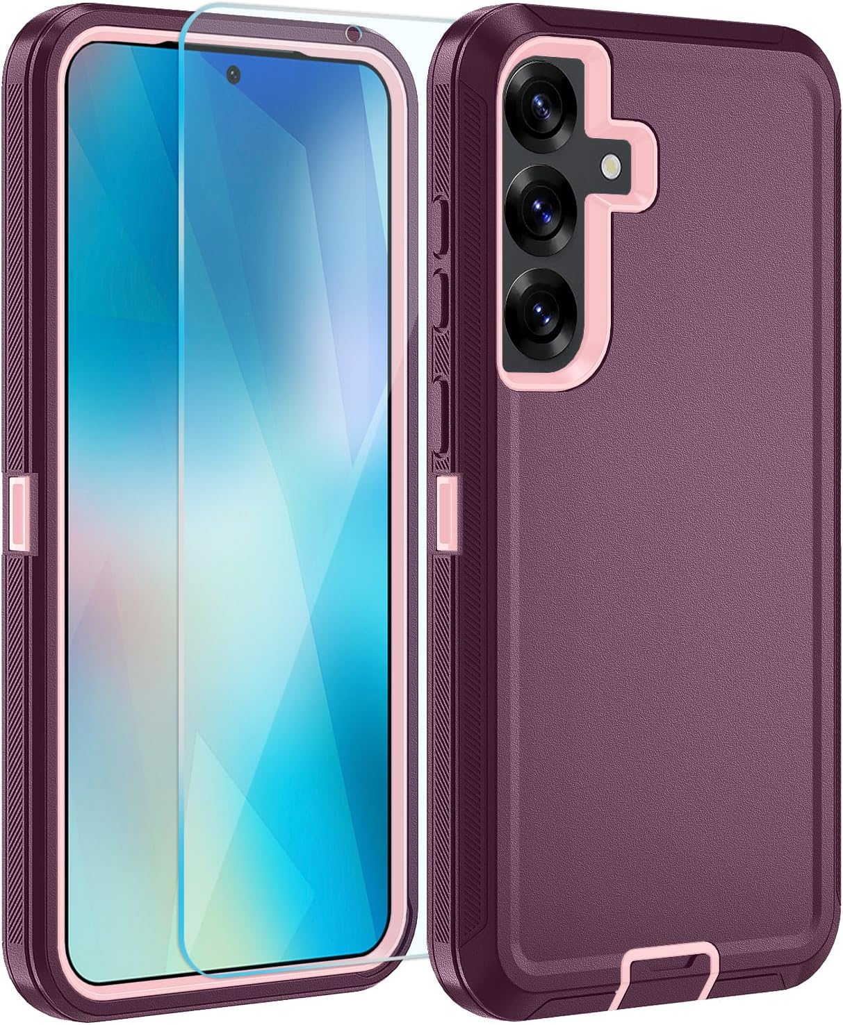 Samsung Galaxy S25 Plus Case - Military Grade Shockproof Protective Cover with Rugged Drop Protection, Impact Absorption & Scratch Resistance | Perfect Fit with Precise Cutouts for Wireless Charging | Ideal for Outdoor, Work & Active Lifestyle Use