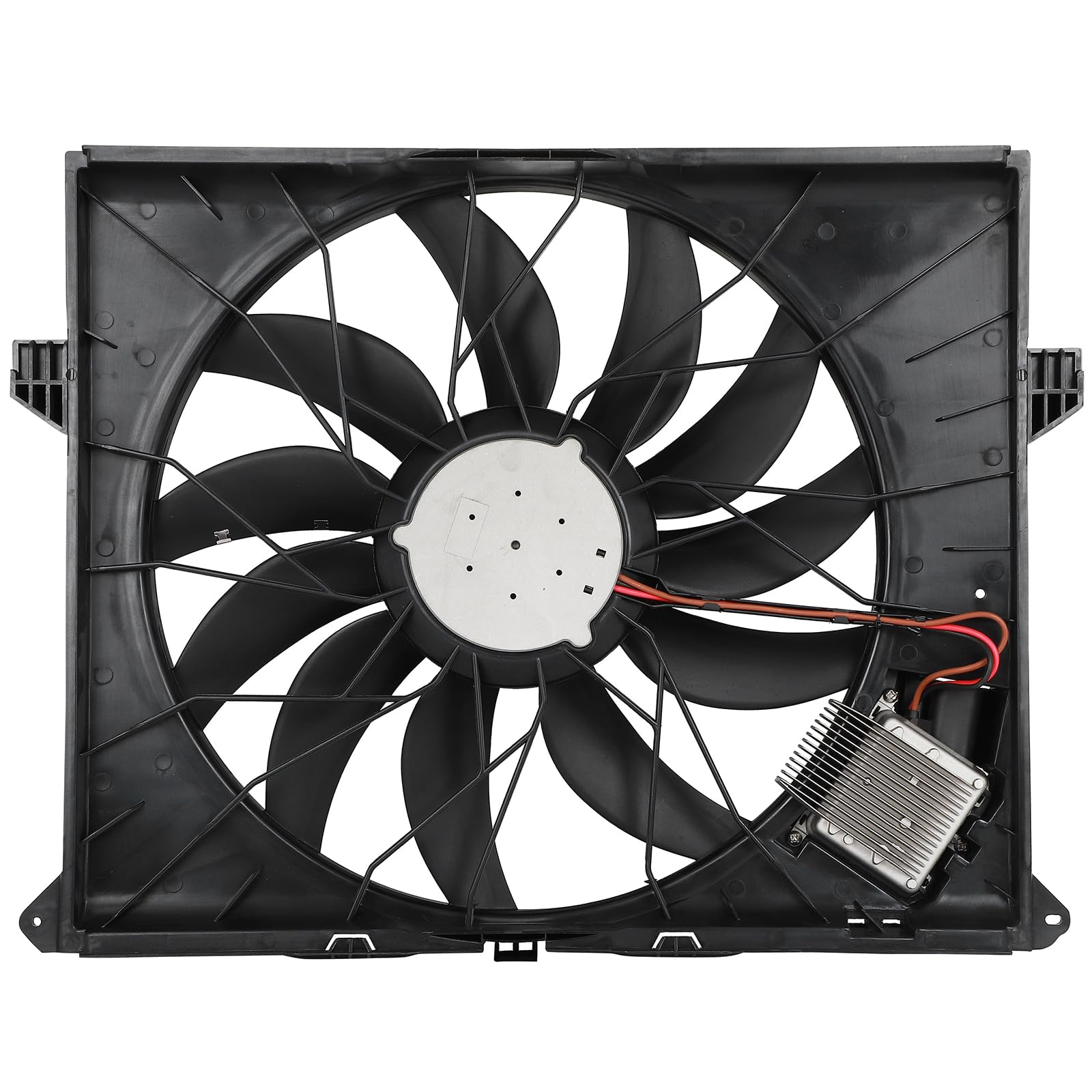 SCITOO 81cm Radiator Cooling Fan Assembly Compatible for Mercedes-Benz GL320/ML320 3.0L, GL350 3.0L, GL450 4.7L (2007-2012 Models) - Perfect for Engine Cooling & Overheating Prevention