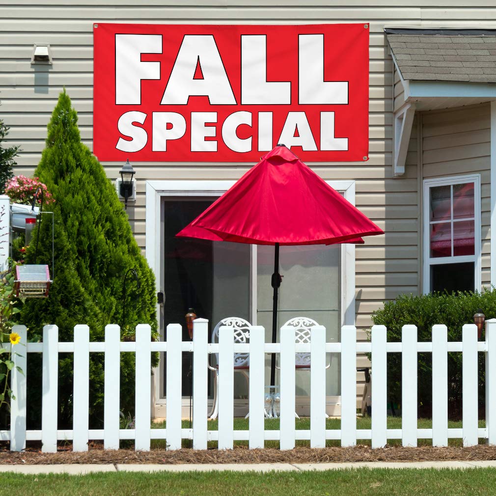 Vinyl Banner - 48x96 Inches, Weatherproof Outdoor Advertising Sign with 8 Grommets (Multiple Sizes Available) - Perfect for Business, Yard Sales, Events & Industrial Use