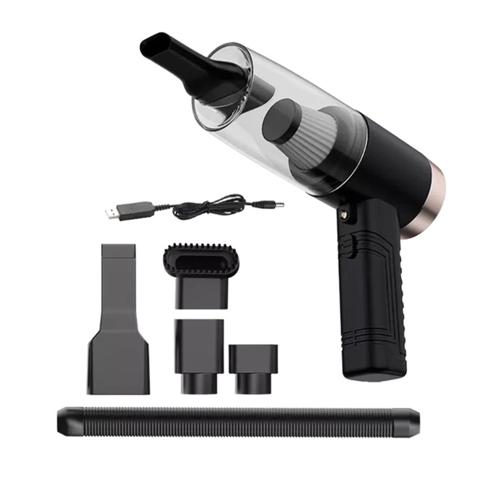 Fangsky Cordless Handheld Vacuum Cleaner - 6000Pa 120W Powerful Wireless Car Vacuum with USB Rechargeable Battery for Pet Hair, SUV, Truck, Home & Office Cleaning | Portable Car Care Accessory (Color: E) - Ideal for Quick Spills, Upholstery Cleaning & Auto Detailing