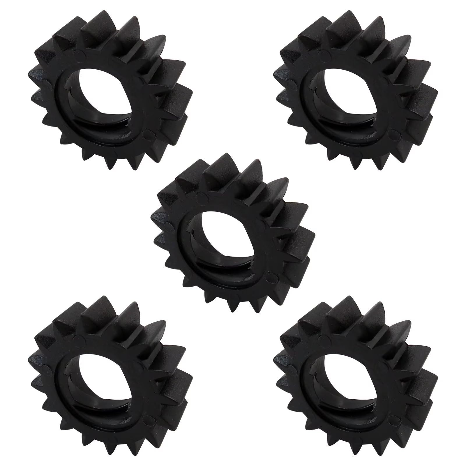 5Pcs 16-Tooth Starter Motor Pinion Gear Replacement for Briggs & Stratton Engines 280104, 4114, 4152, 4194, 693058, 693059, 695708 - Compatible with Lawn Tractors & Mowers - Durable Engine Starter Gear for Smooth Lawn Maintenance
