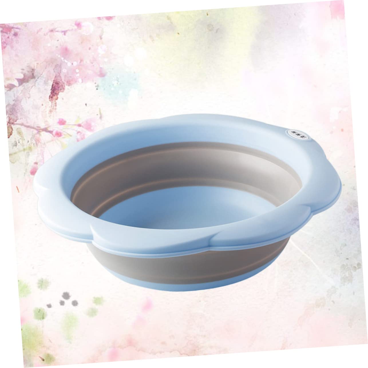 Portable Retractable Baby Wash Basin - Foldable Travel Bathtub for Boys & Girls, Sky Blue Infant Bathing Jug for Newborns & Toddlers | Perfect for Home, Travel & Outdoor Use