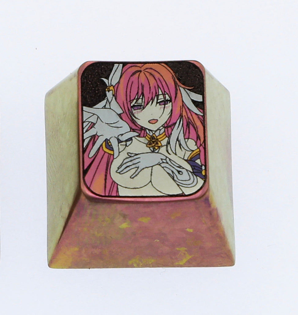 Honkai Impact 3 Elysia Themed Custom Keycaps - Colorful Titanium Alloy Mechanical Keyboard Keycaps for Gaming & Typing - Perfect for Anime Fans, PC Enthusiasts & Custom Keyboard Builds