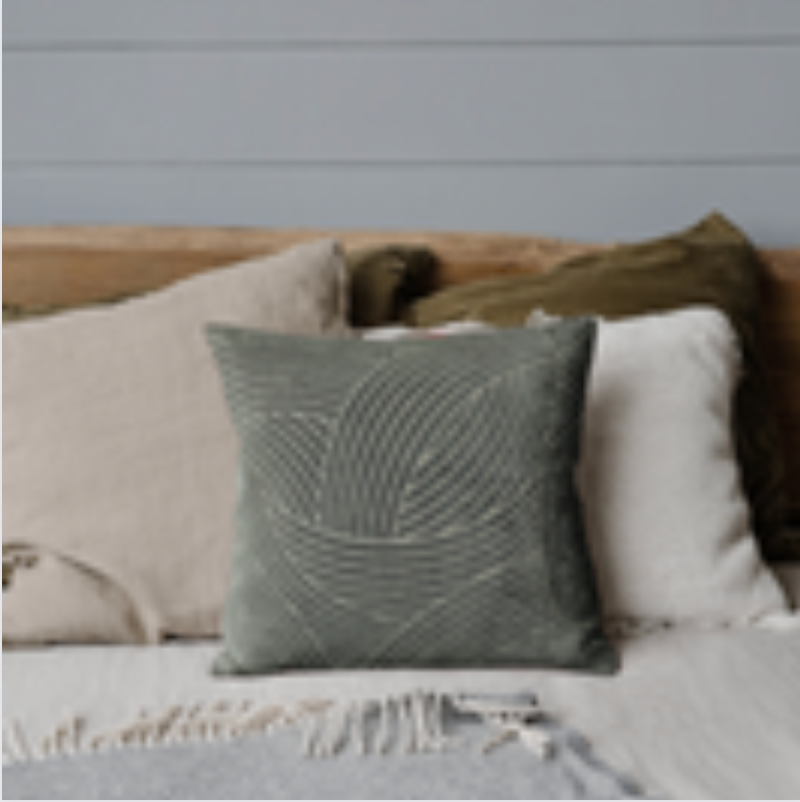 Gesture Kelp Throw Pillow 20x20 Inches - Soft Decorative Cushion for Sofa, Bed, Living Room & Nursery - Ocean-Themed Home Decor