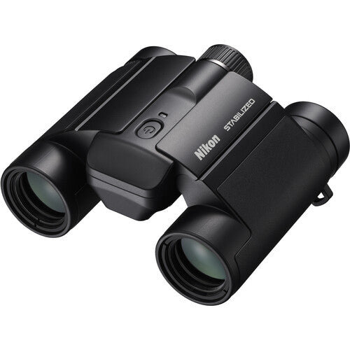 Nikon 12x25 S Stabilized Binoculars - High Power Compact Binoculars with Image Stabilization for Bird Watching, Hunting & Travel | Lightweight & Waterproof Design
