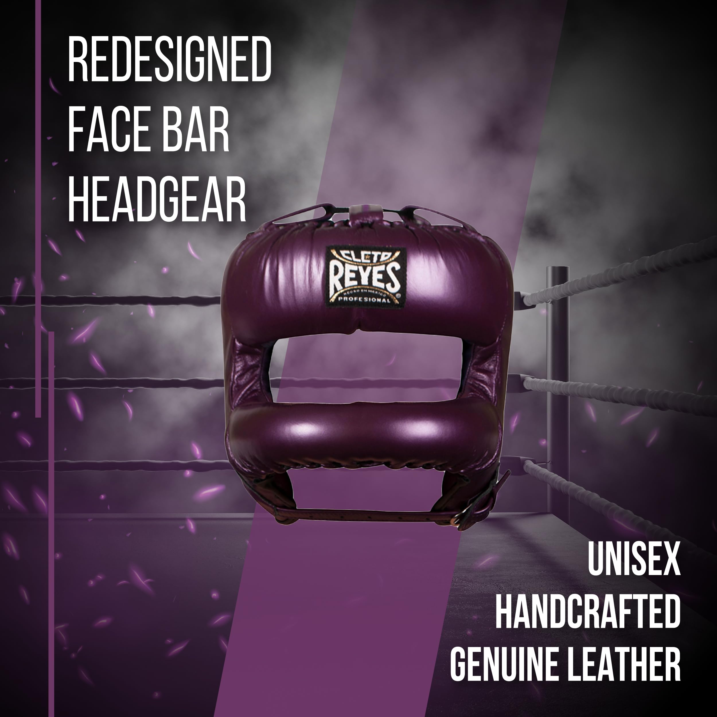 Cleto Reyes Boxing Headgear with Face Bar - Protective Head Guard for Men & Women - Face Saver for Sparring & Fighting - Perfect for Boxing Training, MMA & Combat Sports