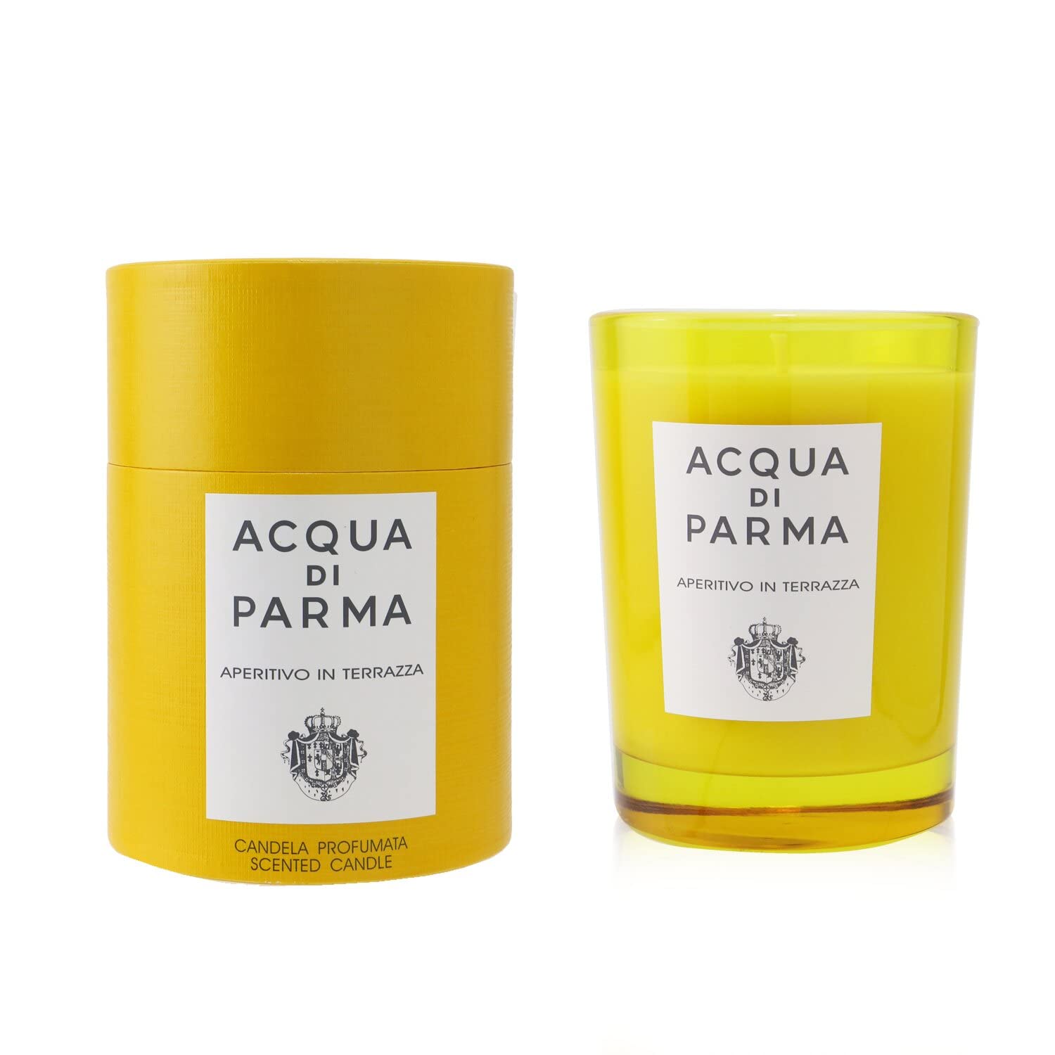 Acqua Di Parma Aperitivo in Terrazza Scented Candle 7.05 oz | Luxury Home Fragrance for Living Room, Bedroom & Bathroom Decor | Italian Designer Scent for Relaxation & Entertaining