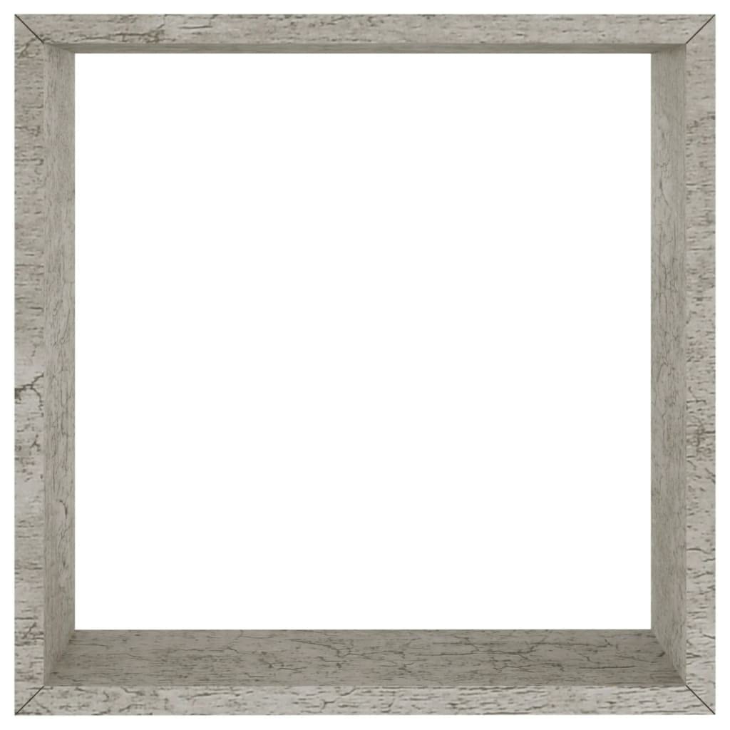 Concrete Gray Floating Shelf Wall Mount - Set of 3 Wall Shelves for Bedroom, Living Room, Bathroom, Kitchen & Office Storage | Space-Saving Home Organization & Decorative Display Solution