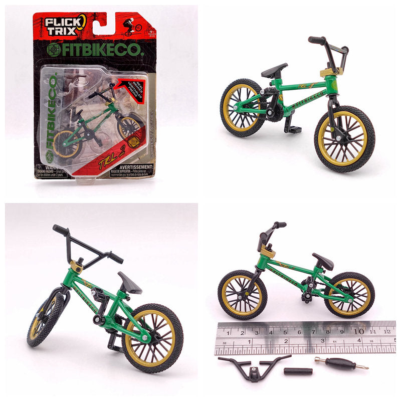 Premium Finger Bike FLICK TRIX Mini BMX Diecast Model Toy - Collectible Miniature Bicycle for Kids & Adults - Perfect for Office Desk Decor, Stress Relief, and Gift Giving