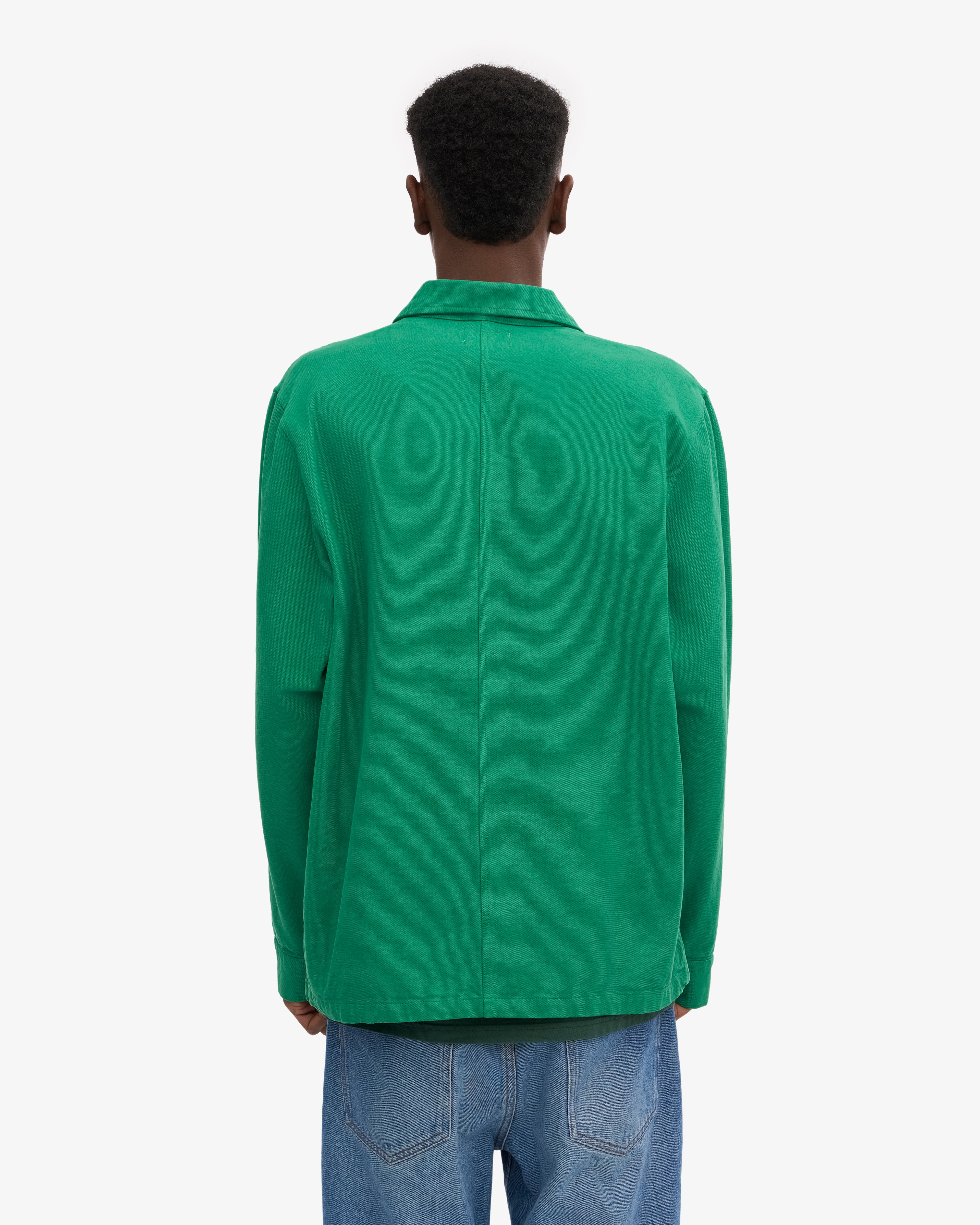 Organic Workwear Jacket for Men & Women | Kelly Green Eco-Friendly Jacket | Durable Outdoor Work Jacket for Construction, Farming & Casual Wear