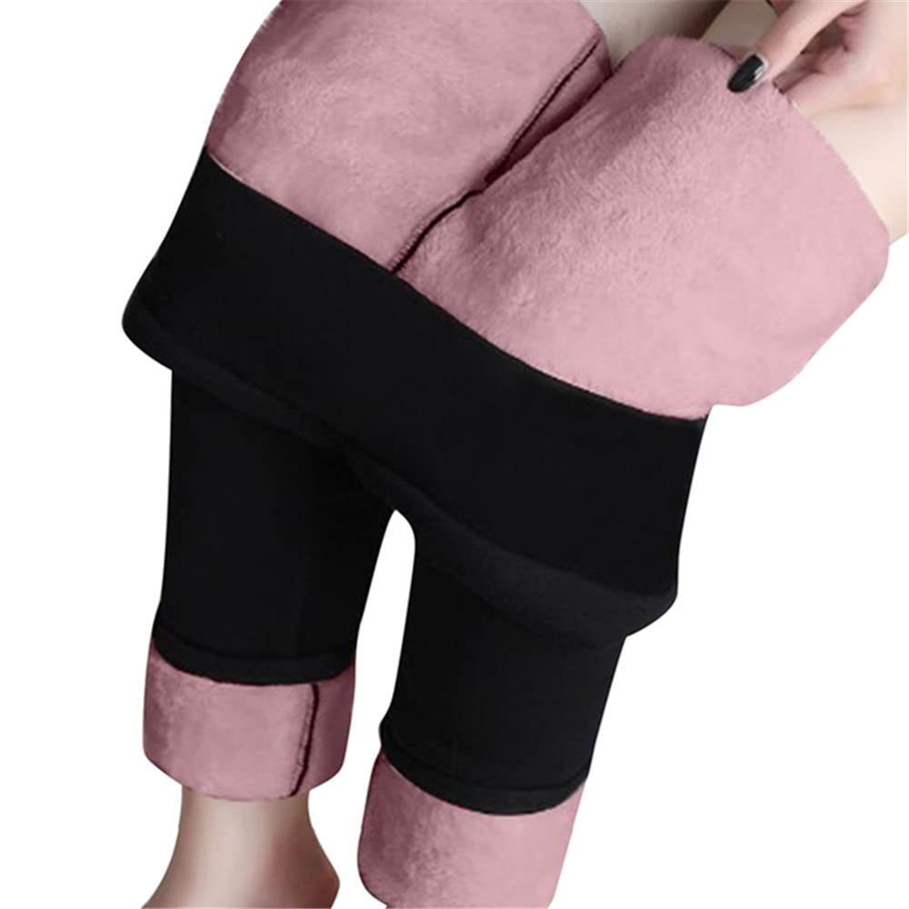 Premium Women's Fleece Leggings - High Waist Cashmere-Like Thermal Pants with Tummy Control - Stretchy Soft Yoga Running Workout Pants for Winter & Cold Weather - Perfect for Gym, Lounge & Outdoor Activities