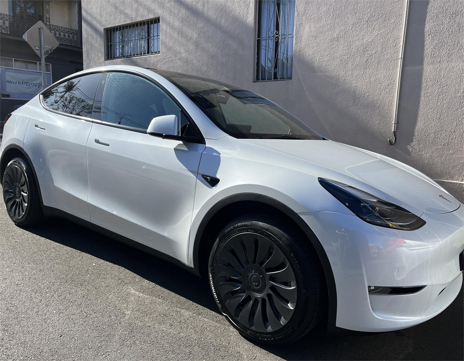 1 Pcs Uberturbine Wheel Covers for Tesla Model Y 19