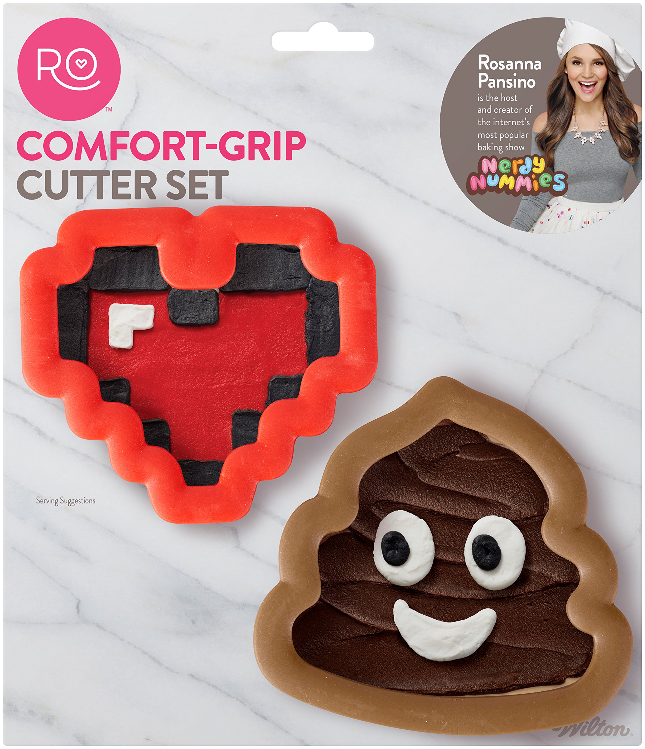 Wilton Ro Comfort Grip Cookie Cutter Set - Stainless Steel Baking Tools for Cookies, Pastries, and DIY Crafts - Perfect for Holiday Baking, Birthday Parties, and Home Decor