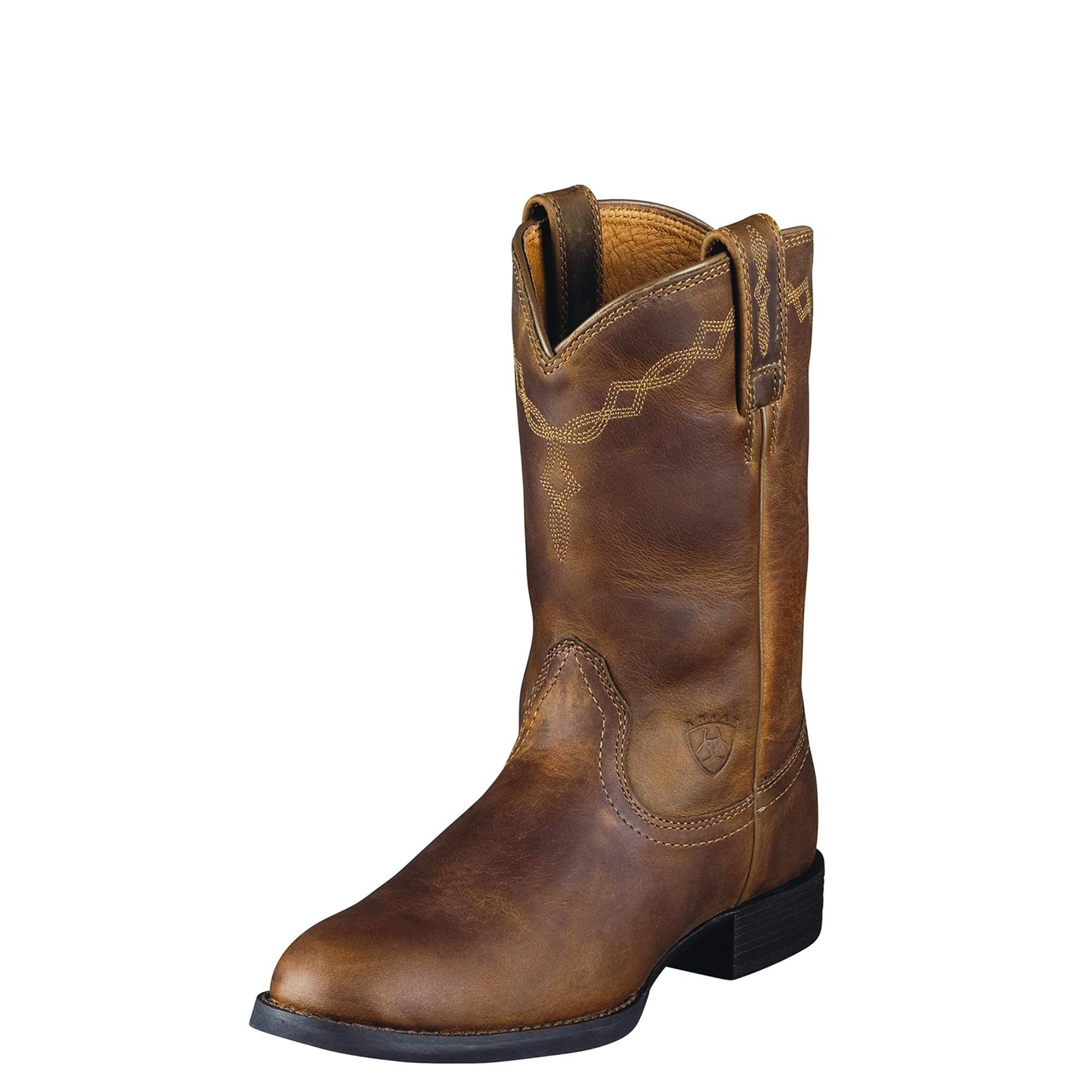 Ariat Women's Heritage Roper Western Boots - Comfortable Cowgirl Boots for Riding, Work & Country Fashion | Durable Leather Western Boots for Women Ranchers & Rodeo