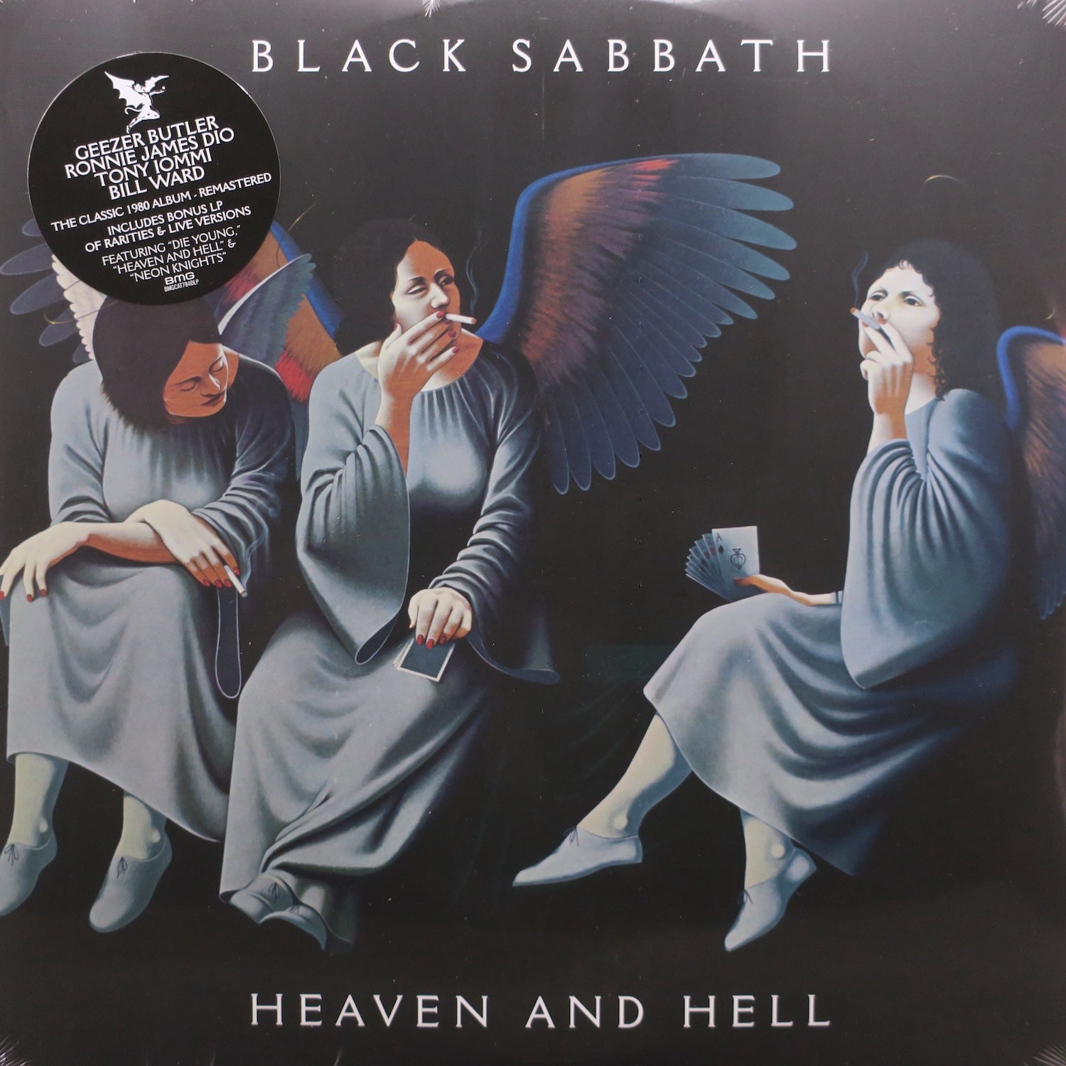 BLACK SABBATH 'Heaven And Hell' Vinyl 2LP Record with Bonus Rare Tracks - Limited Edition Heavy Metal Music for Collectors & Vinyl Enthusiasts - Perfect for Home Listening & Music Collections