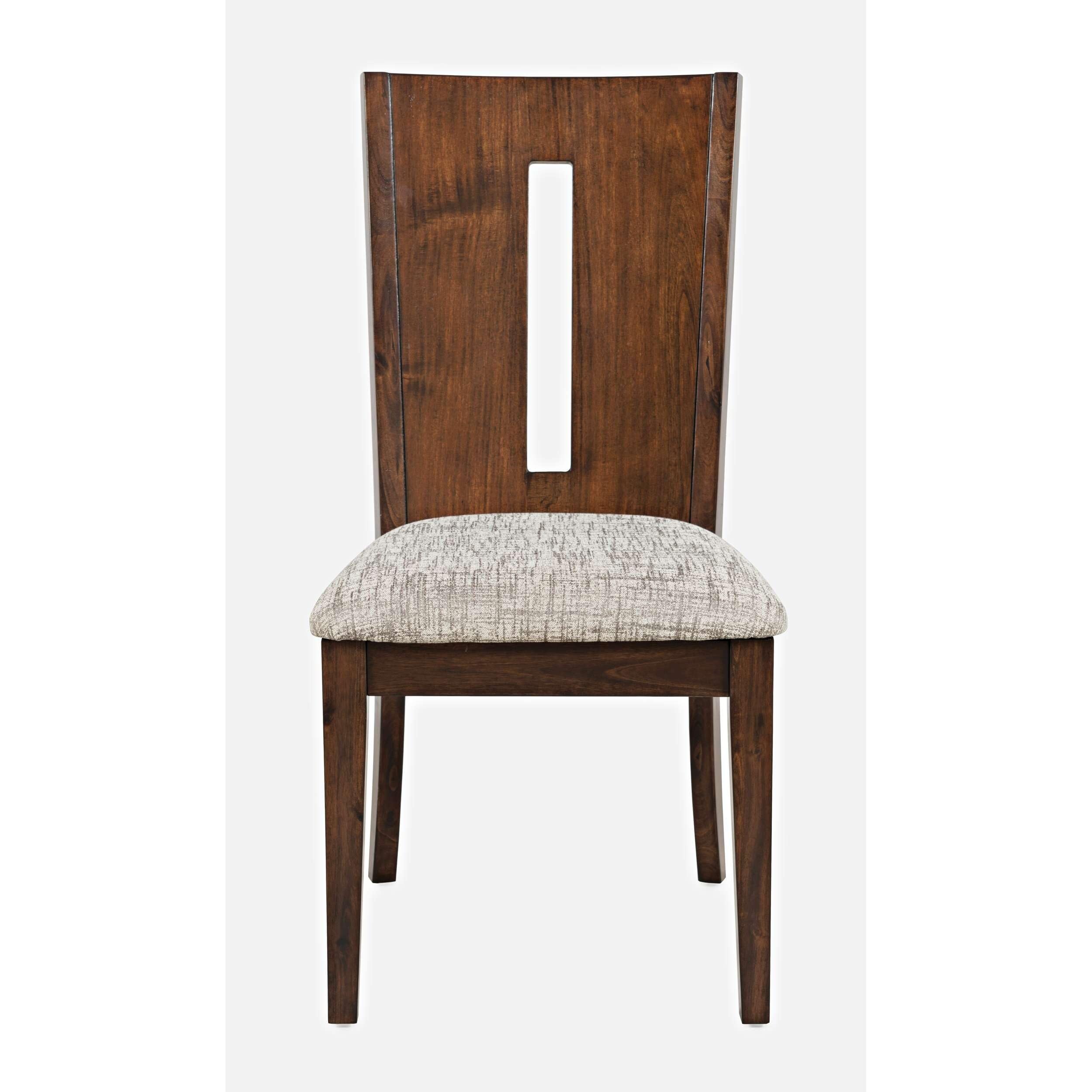 Jofran Inc. Modern Upholstered Dining Chairs Set of 2 - Contemporary Slotback Design for Kitchen, Dining Room & Office - Comfortable & Stylish Urban Icon Collection
