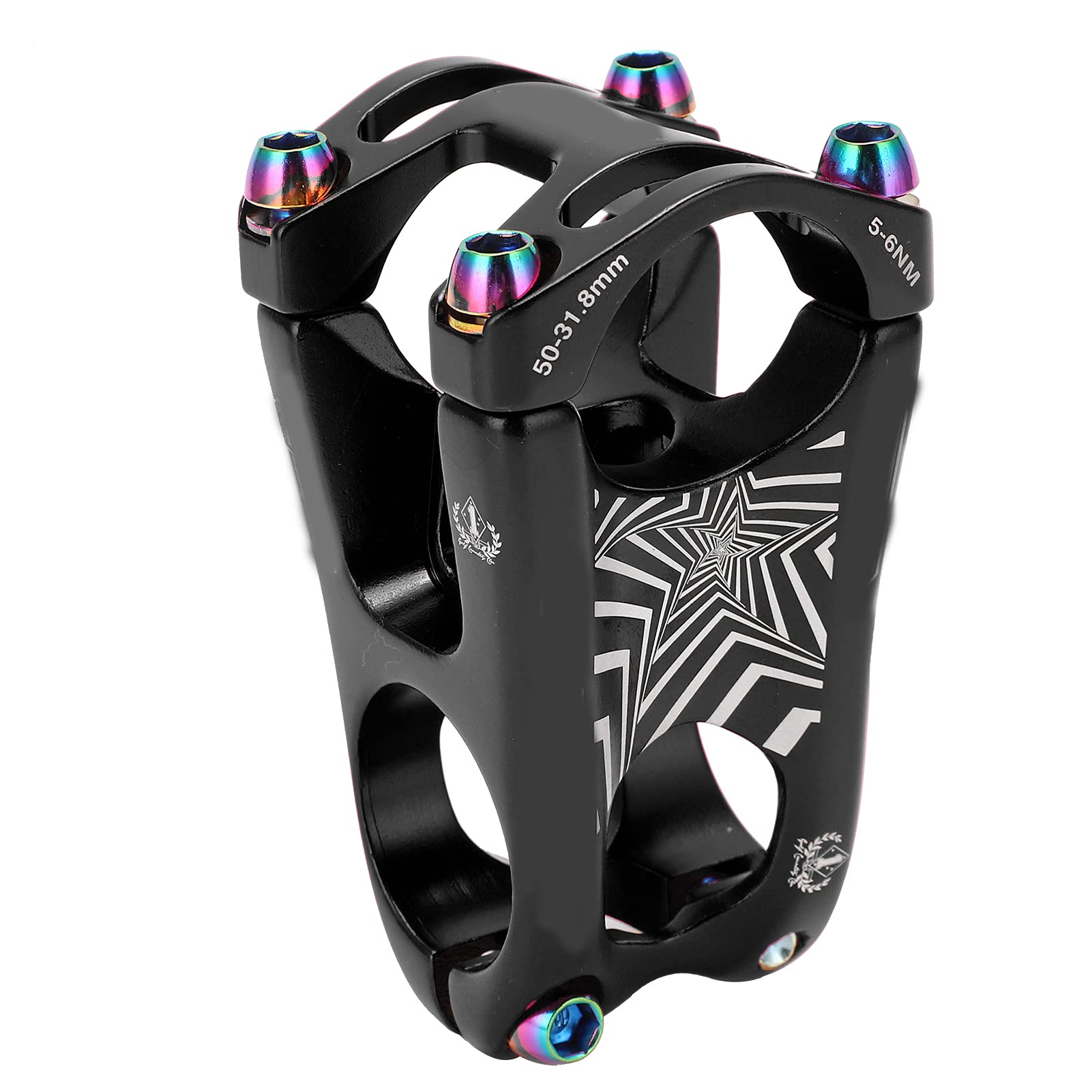 Dilwe Bicycle Handlebar Stem - Short MTB Stem for Downhill (DH), Freeride (FR), All Mountain (AM), and Cross Country (XC) Cycling - Perfect for Trail Riding and Mountain Biking Adventures
