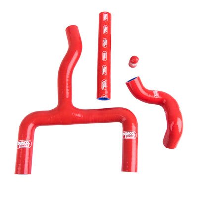 Beta 300 RR 2013-2018 High-Performance Radiator Hose Kit with Thermostat Bypass - Red Silicone Cooling System Upgrade for Off-Road & Enduro Motorcycles