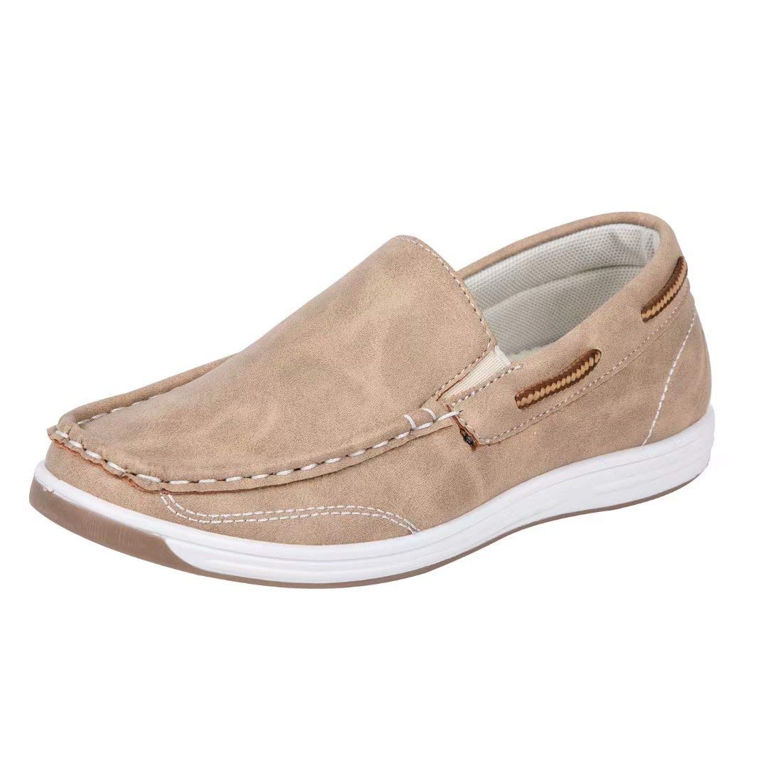 CHERRY POPO Boys Loafers - Kids Casual Boat Shoes for School & Dress Occasions | Comfortable Slip-On Shoes for Everyday Wear, Playdates & Formal Events