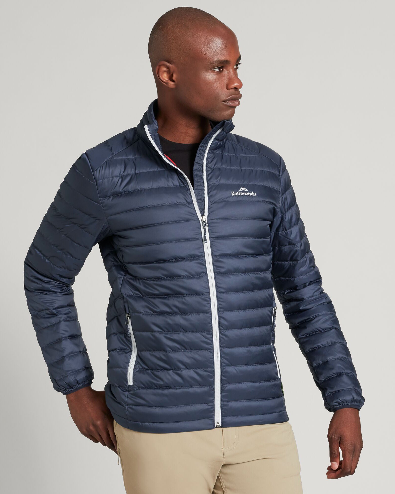 Men's Heli 600 Fill Lightweight Down Jacket - Waterproof Winter Coat for Hiking & Outdoor Activities - Midnight Navy