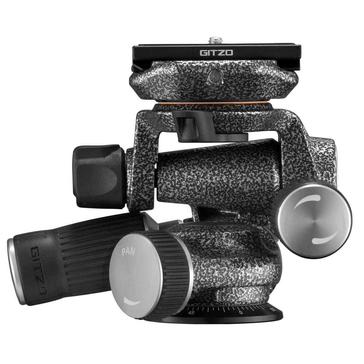 Gitzo GHF3W Professional 3-Way Fluid Video Tripod Head - Smooth Pan & Tilt for DSLR & Camcorders - Perfect for Filmmaking, Photography & Live Streaming