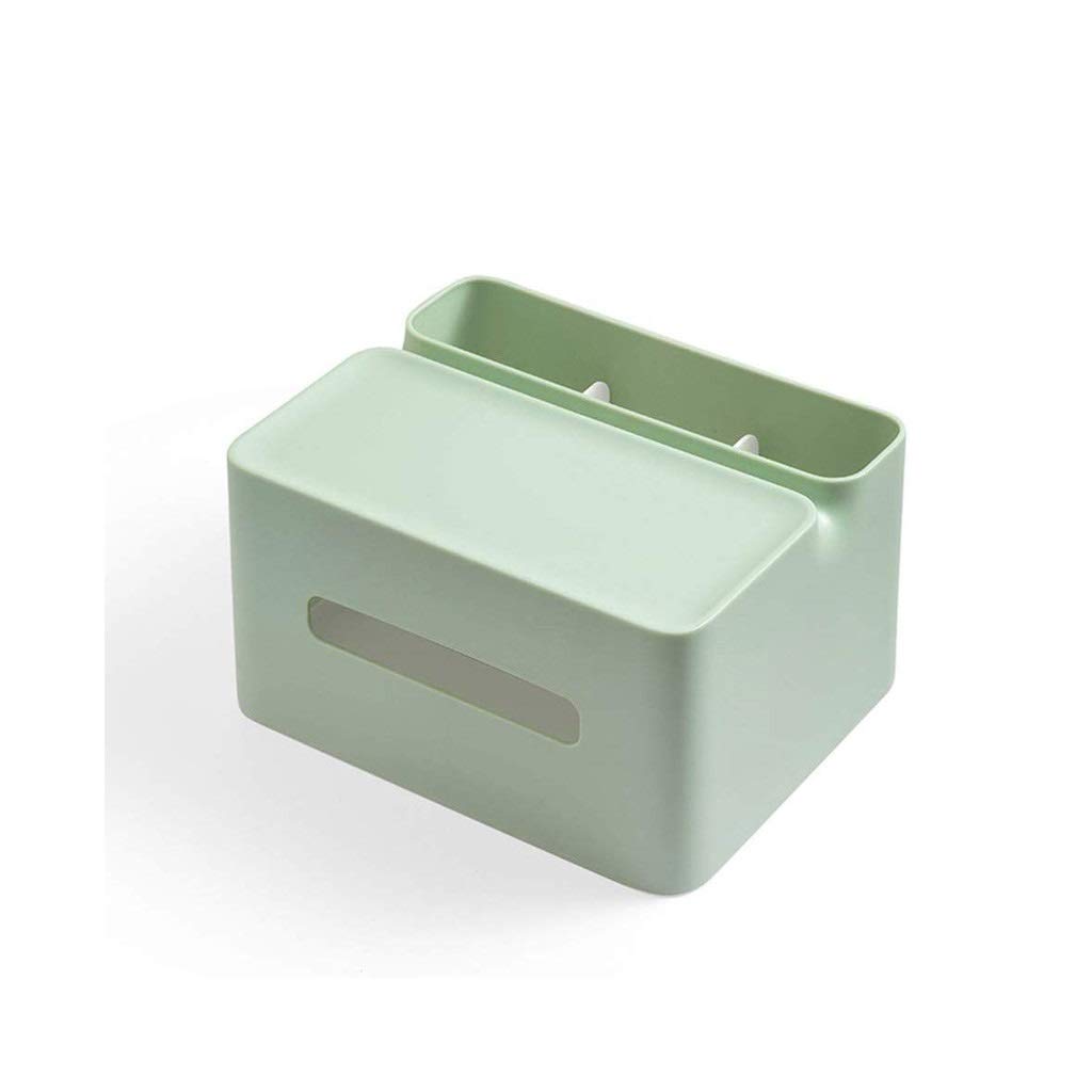 GPPZM Chic Rectangle Tissue Box Cover - Handcrafted Napkin Organizer for Home, Office & Car Decor - Green Tissue Paper Holder | Perfect for Living Room, Bedroom & Vehicle Storage