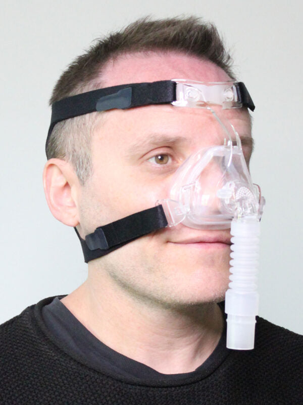 Sunset Nasal CPAP Mask for Sleep Apnea - Comfortable & Lightweight Full Face Mask for CPAP Machines - Perfect for Side Sleepers & Travel Use