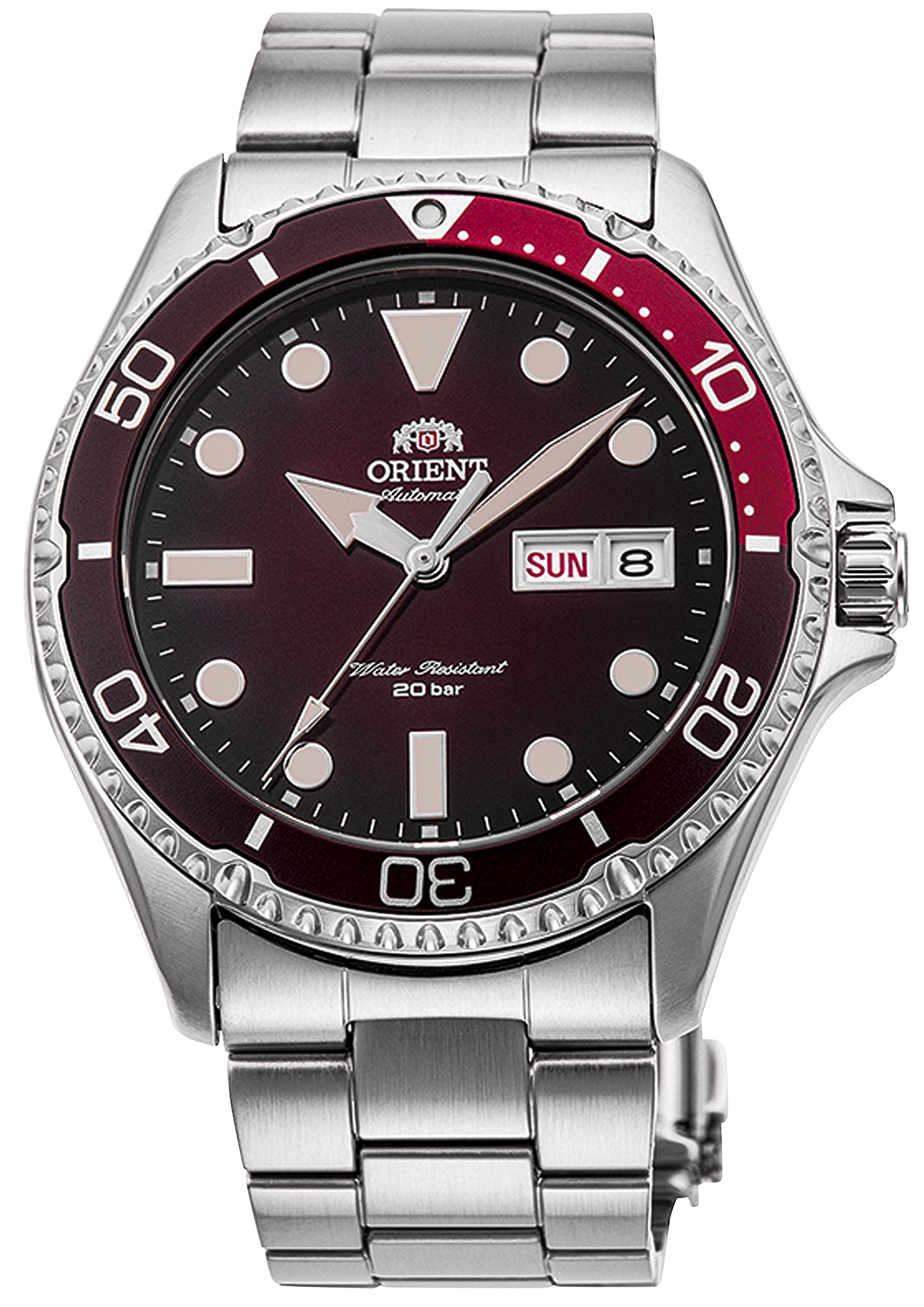 Orient Men's Japanese Automatic Hand Winding 200M Water Resistant Diver Watch RA-AA08 - Perfect for Scuba Diving, Swimming & Everyday Wear