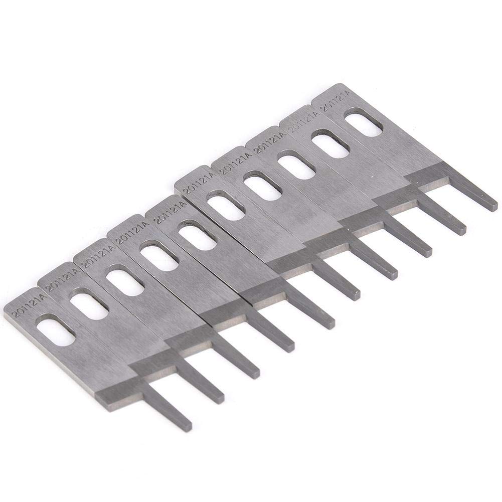 10PCS Industrial Serger Upper Knife Set - High-Quality Steel Upper Cutter for Tailor & Household Sewing Machines | Perfect for Fabric Cutting, Garment Making & DIY Sewing Projects