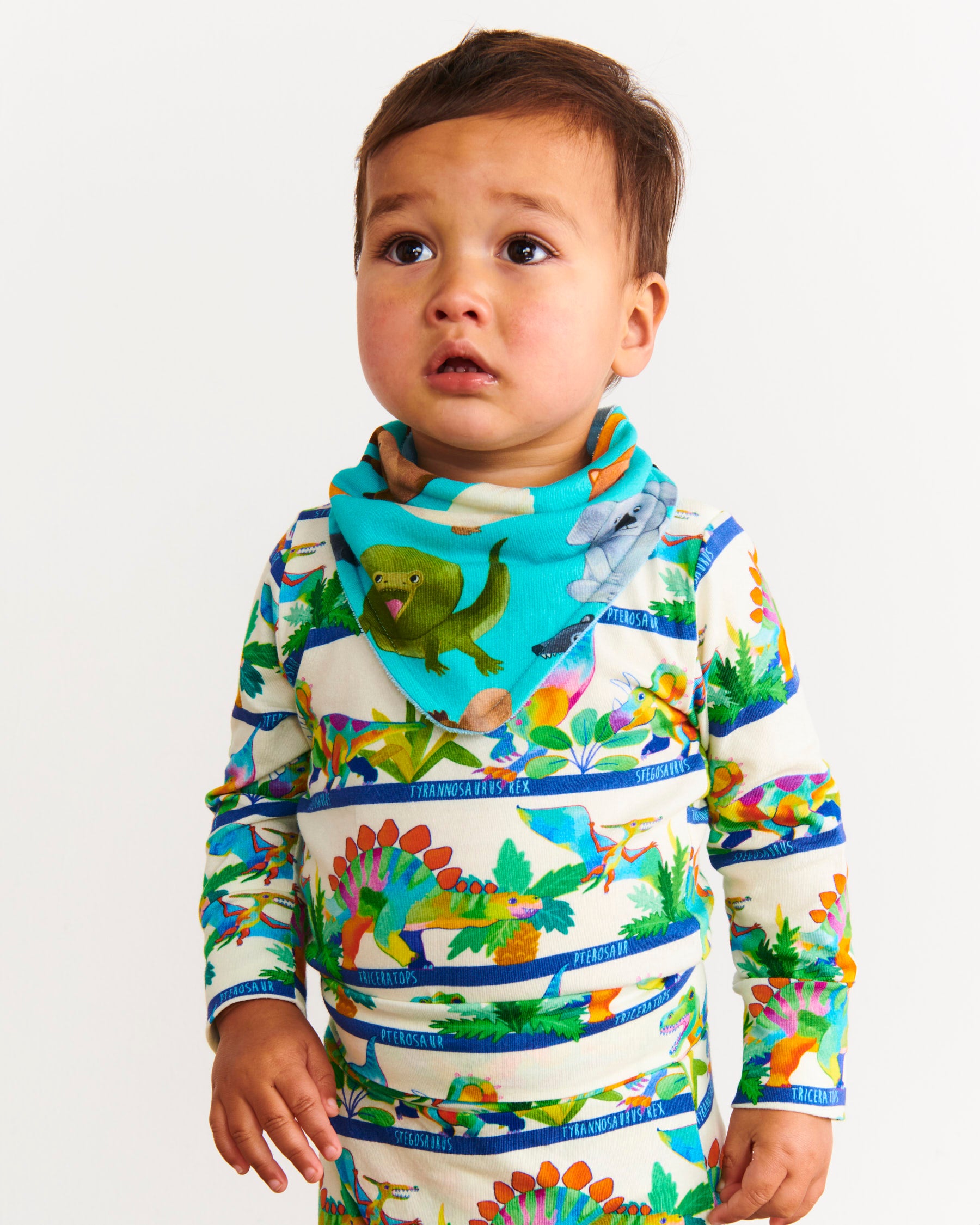 Dino Safari Organic Cotton Long Sleeve Baby Romper Jumpsuit - Soft & Comfortable Outfit for Boys & Girls - Perfect for Playtime, Outdoor Adventures & Photo Shoots