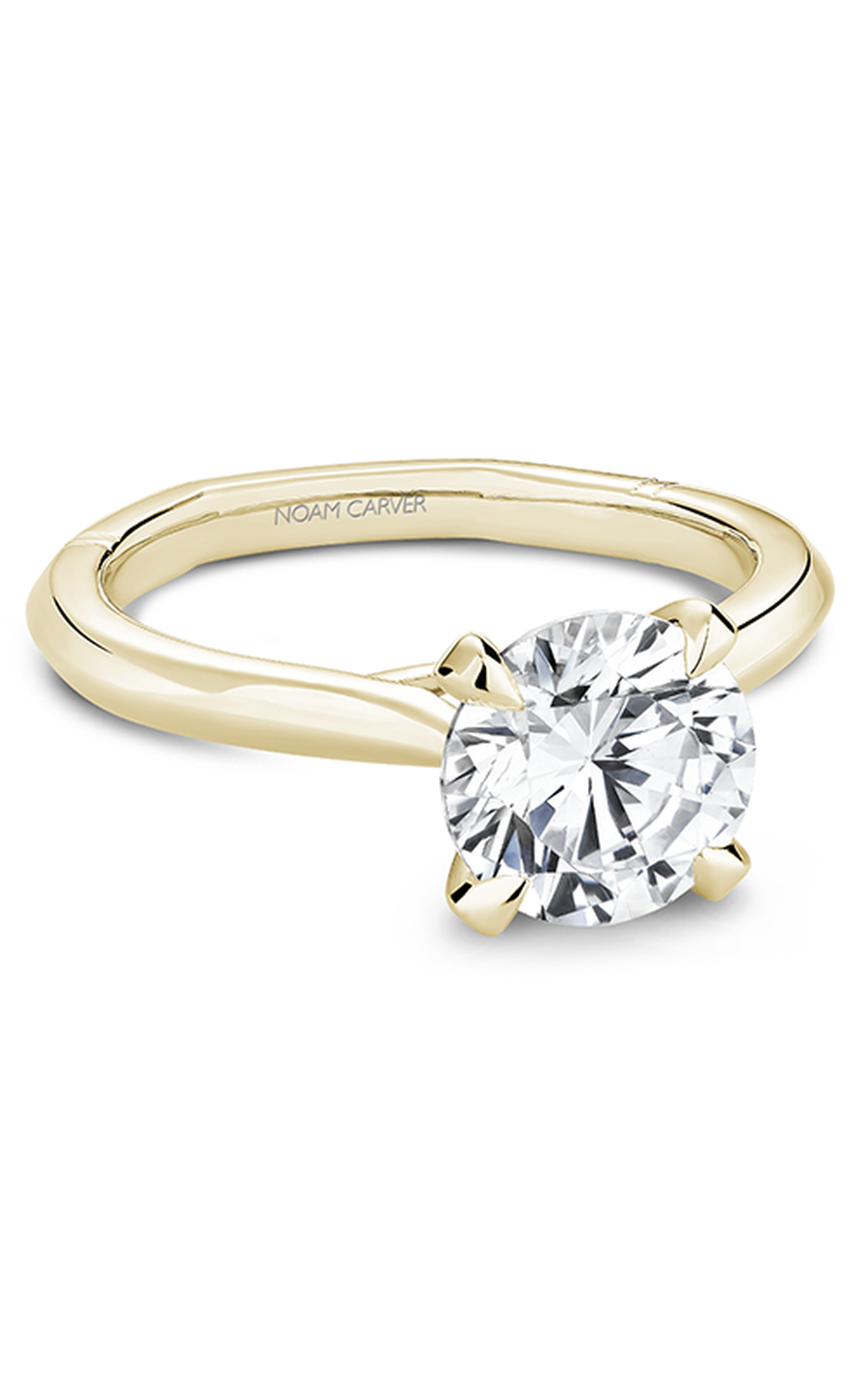 Noam Carver Atelier A031 01YA Diamond Engagement Ring for Women - Perfect for Proposals, Weddings & Anniversaries