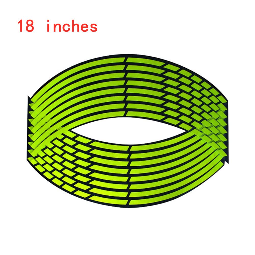 **Zcargel Reflective Wheel Stickers - Universal Motorcycle & Bicycle Rim Decals, Fluorescent Wheel Stripes for Cars, Bikes - Enhance Night Visibility & Style**    *(Perfect for Night Rides, Safety Upgrades, and Customizing Motorcycle, Bicycle, or Car Wheels)*