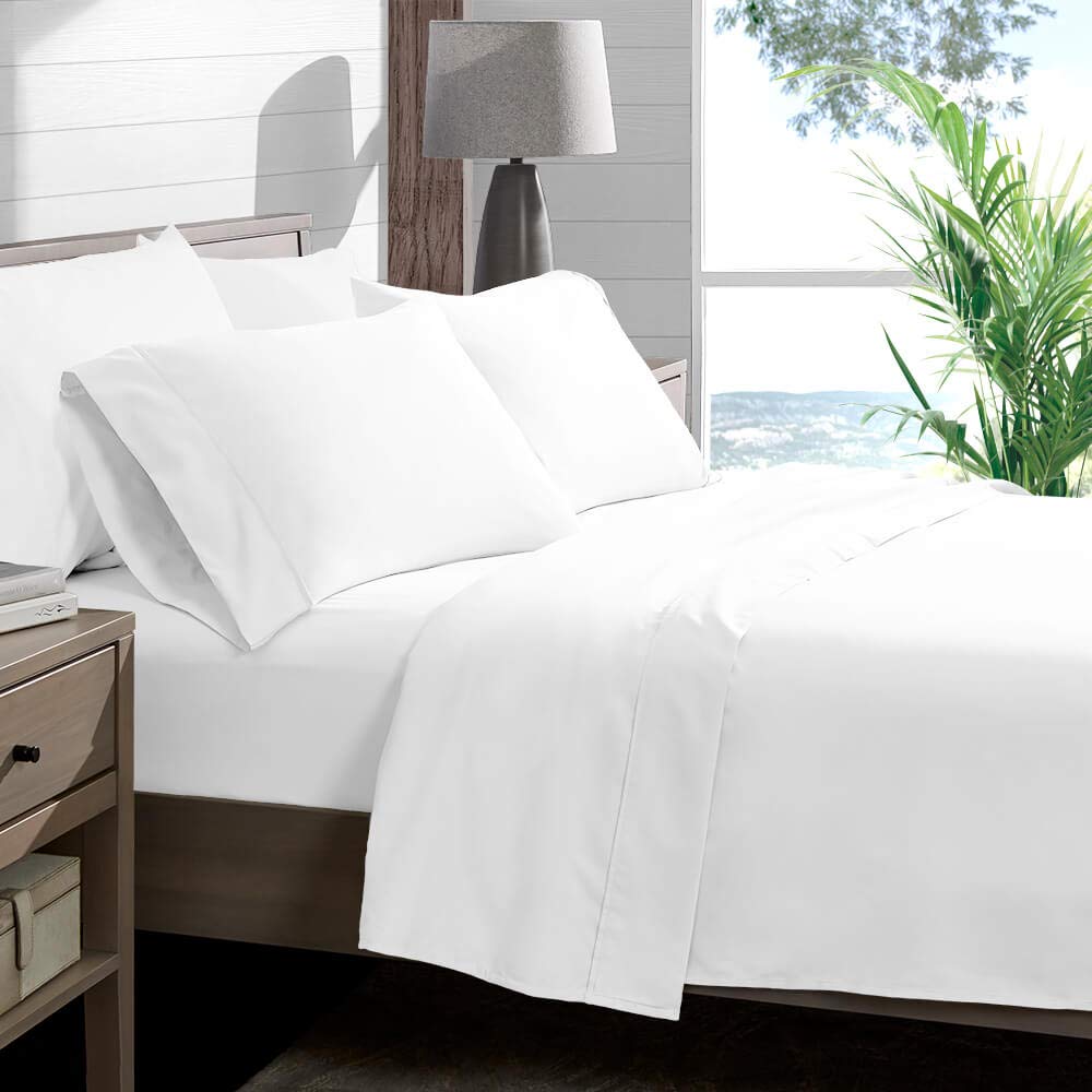 Bare Home Split Queen Coverlet Set with Microfiber Sheet Set - Diamond Stitched Lightweight Bedspread & Ultra Soft Sheets - Grey Coverlet & White Sheets for Guest Room, Master Bedroom, Dorm, Hotel Style Bedding