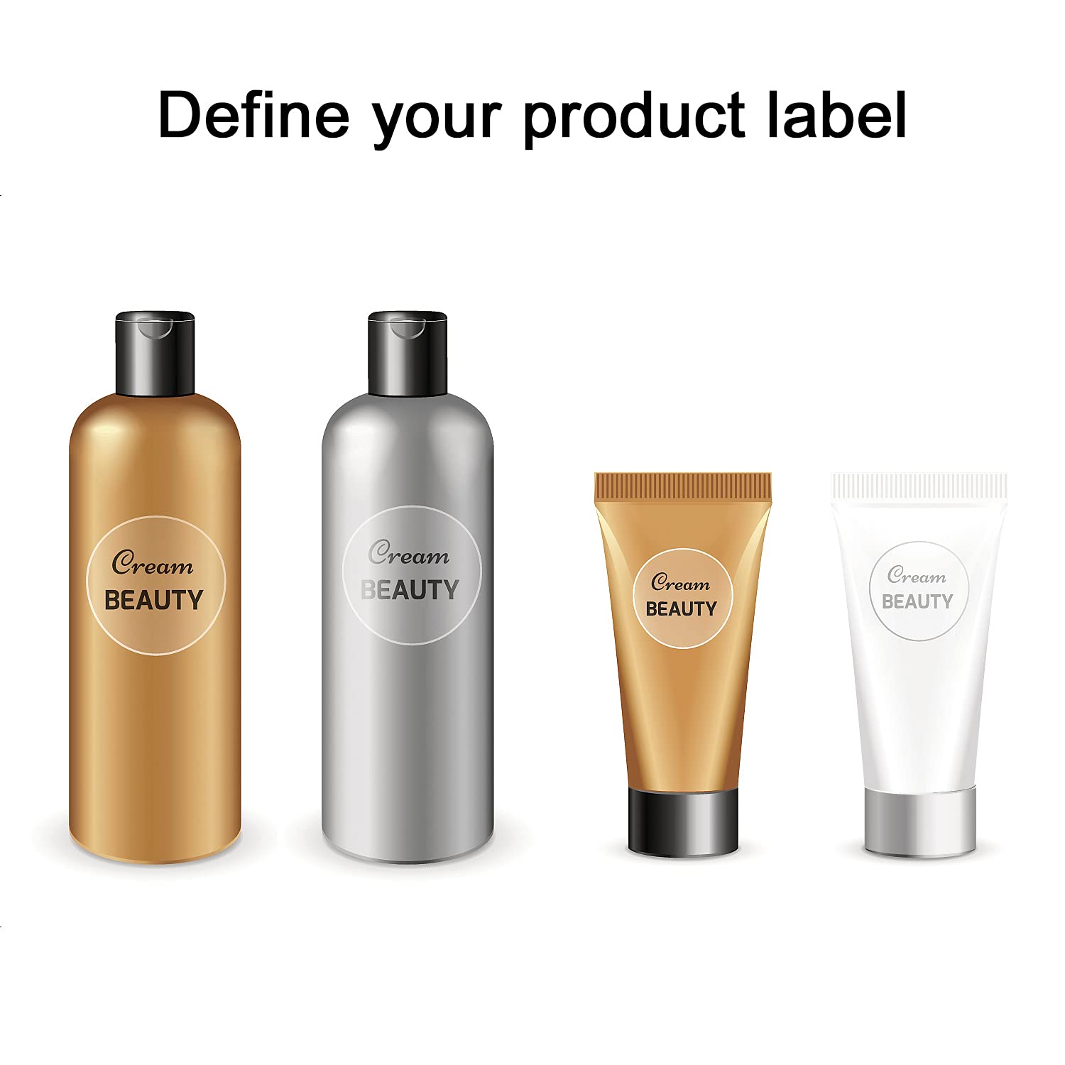 Custom Business Logo Stickers - Personalized Stickers with Any Design, Image, or Text - 200PCS Waterproof Vinyl Labels for Branding, Events, Packaging & Gifts - Perfect for Weddings, Birthdays, Thank You Cards & Product Labeling