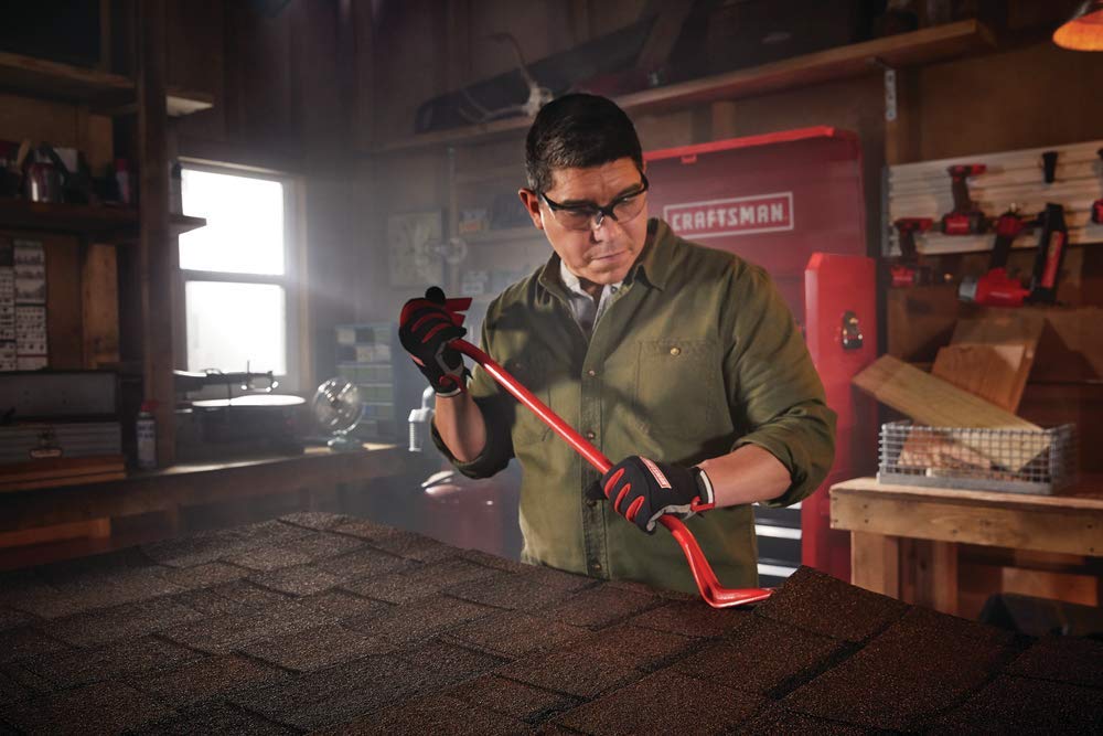 CRAFTSMAN 30-Inch Pry Bar - Heavy-Duty Spring Steel Wrecking Bar with Ergonomic Handle (CMHT82503) | Perfect for Demolition, Construction & Auto Repair