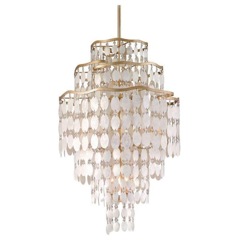 Elegant Dolce Crystal Chandelier - Modern Ceiling Light Fixture for Dining Room, Living Room & Bedroom Decor