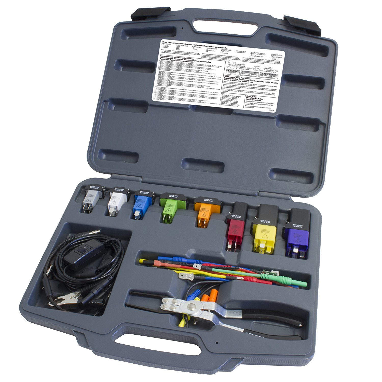 Lisle 69300 Master Relay Set with Leads - Automotive Electrical Relay Kit for Car, Truck & SUV Repair - Perfect for DIY Mechanics & Professional Technicians