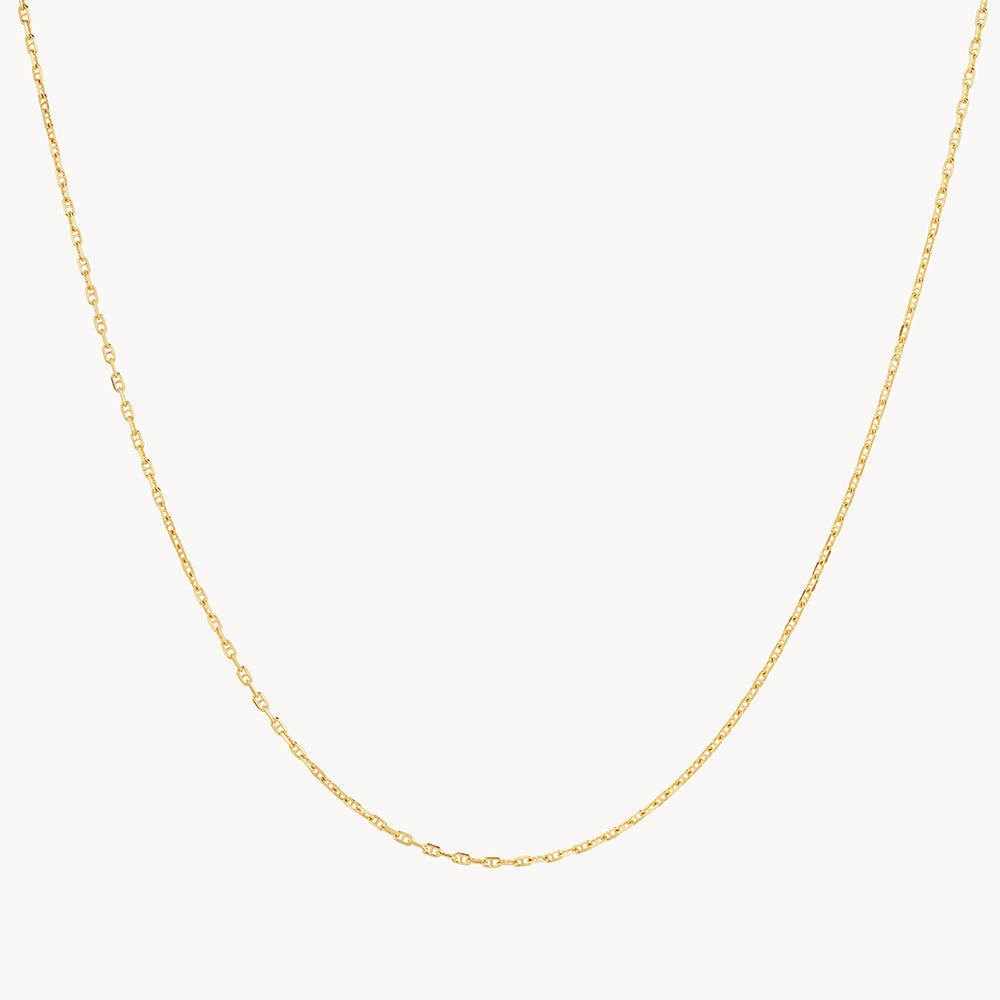 Stylish Gold Anchor Chain Necklace for Women - Trendy Layering Jewelry for Everyday Wear & Special Occasions